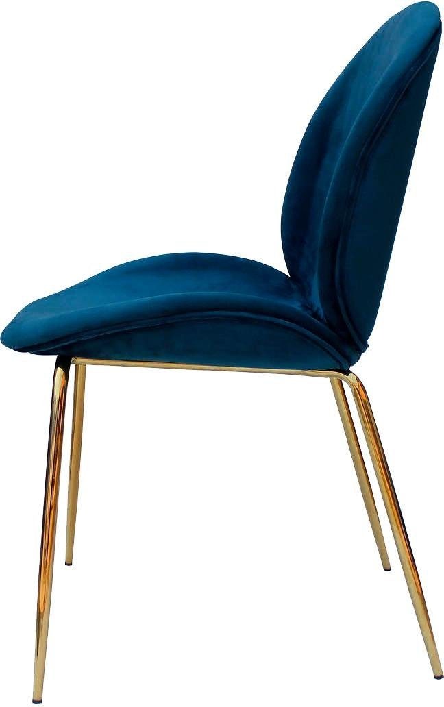 Kayoom Stuhl »Charlize 110 2er-Set, TOPSELLER! Esszimmerstühle,moderne Optik« (Set) 2 Stk.samtweicher Bezug, bequem, zeitlos, moderne Optik