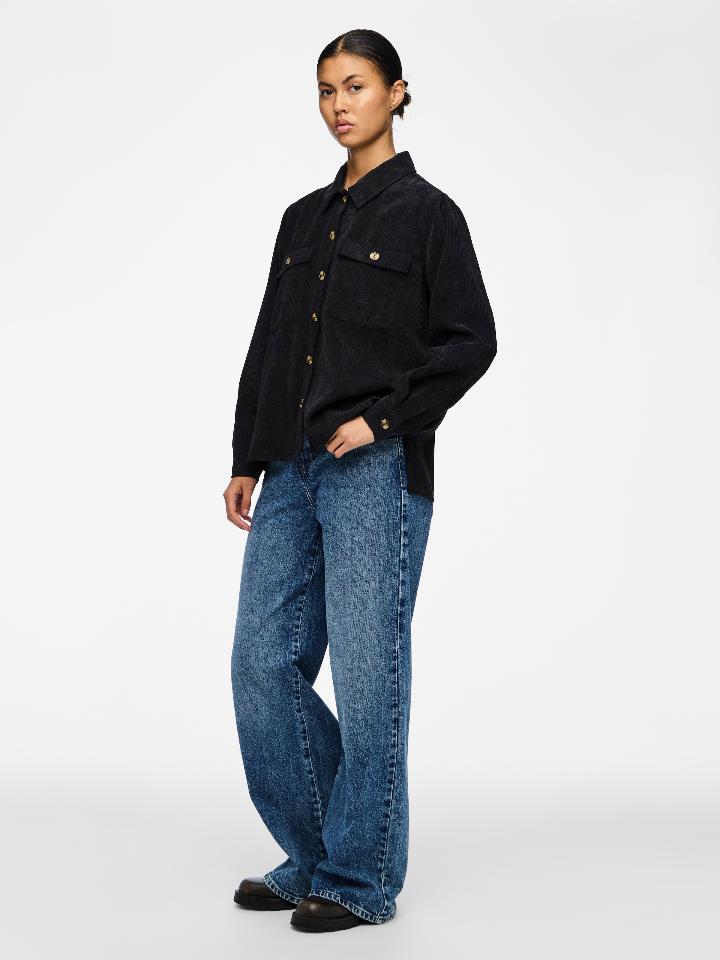 pieces Hemdbluse »PCEFFI LS SHIRT WVN NOOS«