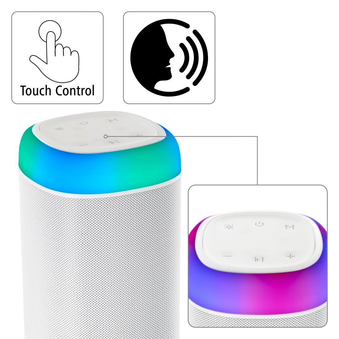 Hama Bluetooth-Lautsprecher »Bluetooth Box 2.0 LED kaufen Xtra jetzt spritzwassergeschützt«, Sound Bass 360ᵒ Sound Freisprechanlage-Xtra Shine bei Bass-360ᵒ OTTO