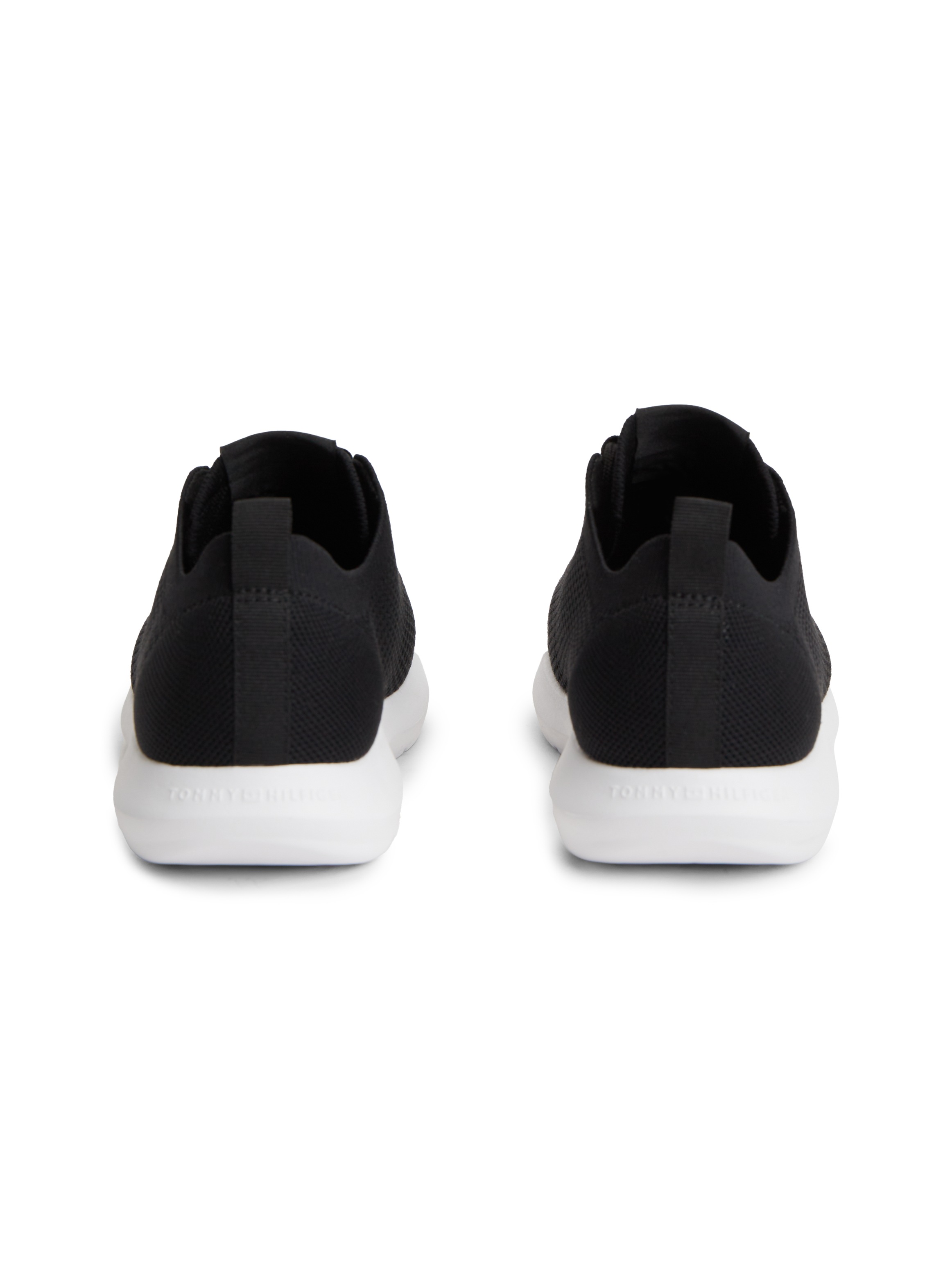 Tommy Hilfiger Keilsneaker »TH KNIT RUNNER«  Freizeitschuh, Halbschuh, Schnürschuh mit Logoflaggen-Element
