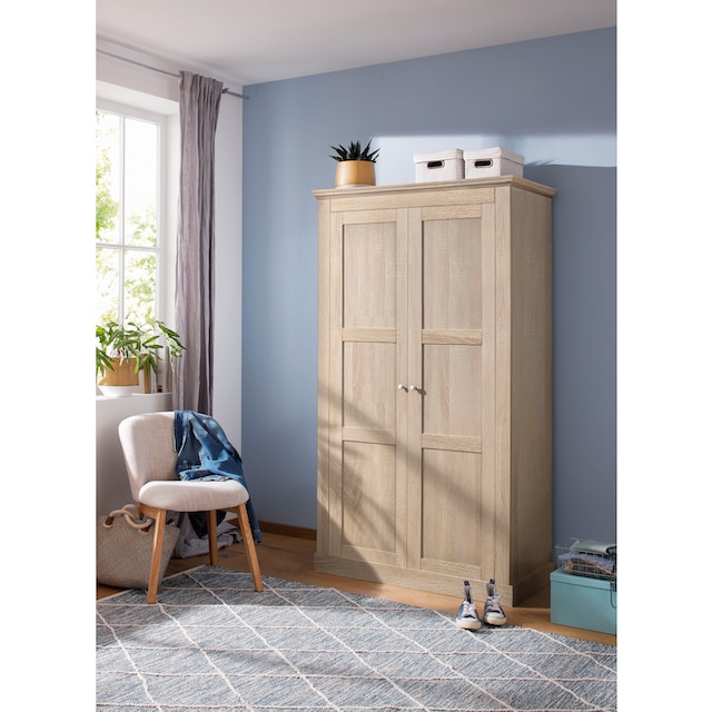 Home affaire Kleiderschrank »Clonmel«, mit Einlegeboden und Kleiderstange  hinter die Türen, Höhe 180 cm online bei OTTO