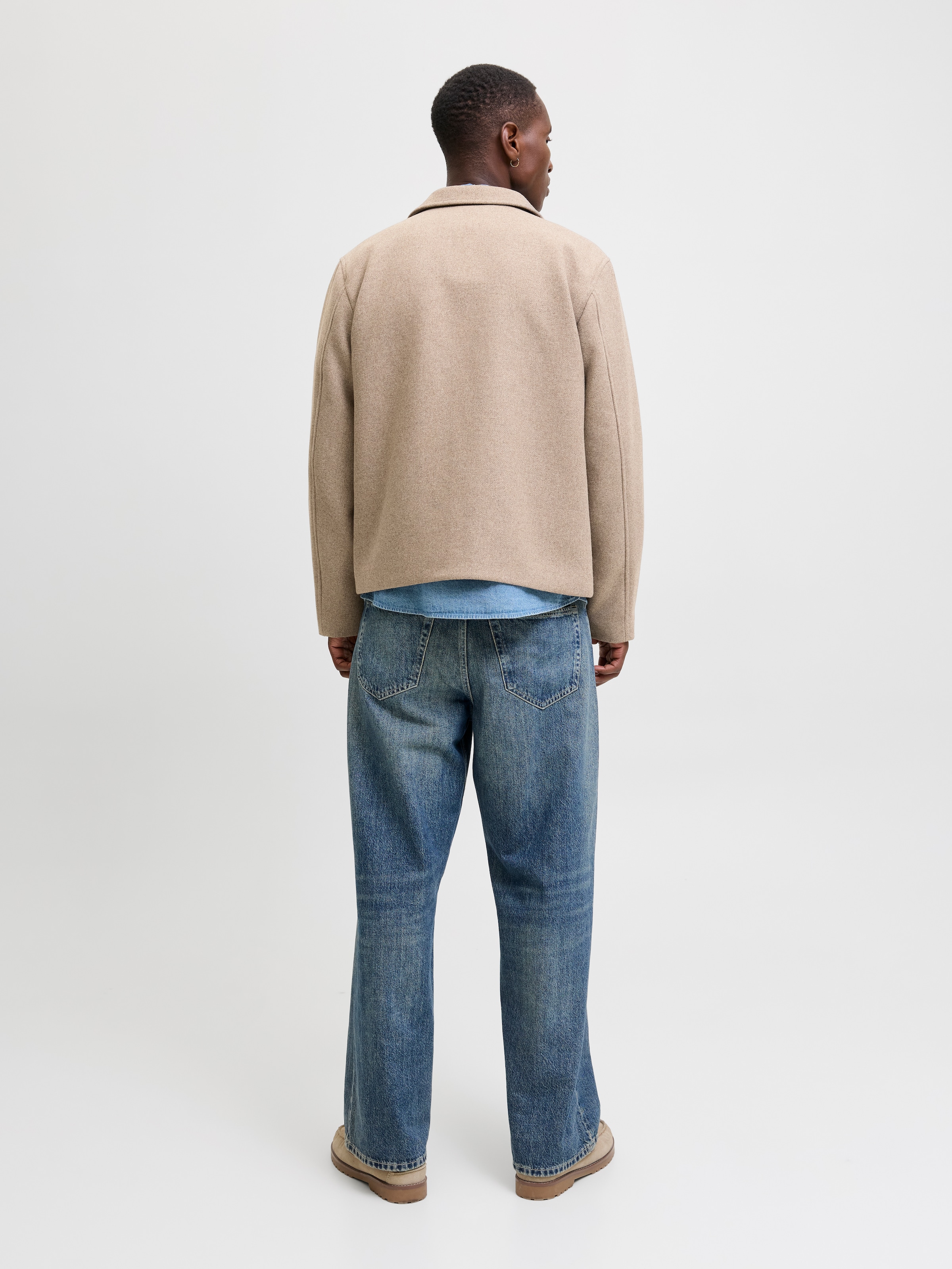 Jack & Jones Outdoorjacke »JJEHARRIS SHORT COAT SN«, ohne Kapuze