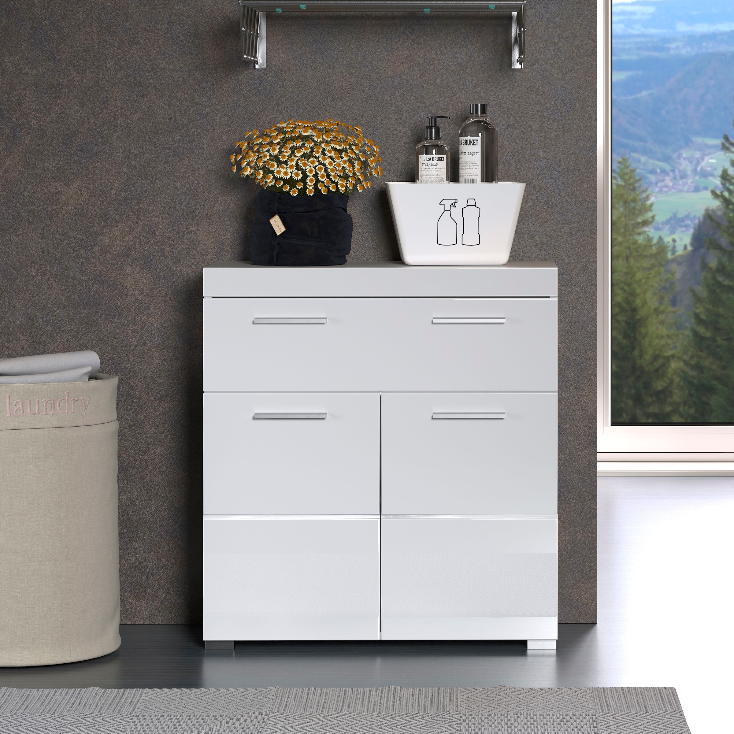 INOSIGN Unterschrank »Avena«, Badezimmerschrank mit 1 großen Schubkasten und 2 Türen - 73/31/79 cm