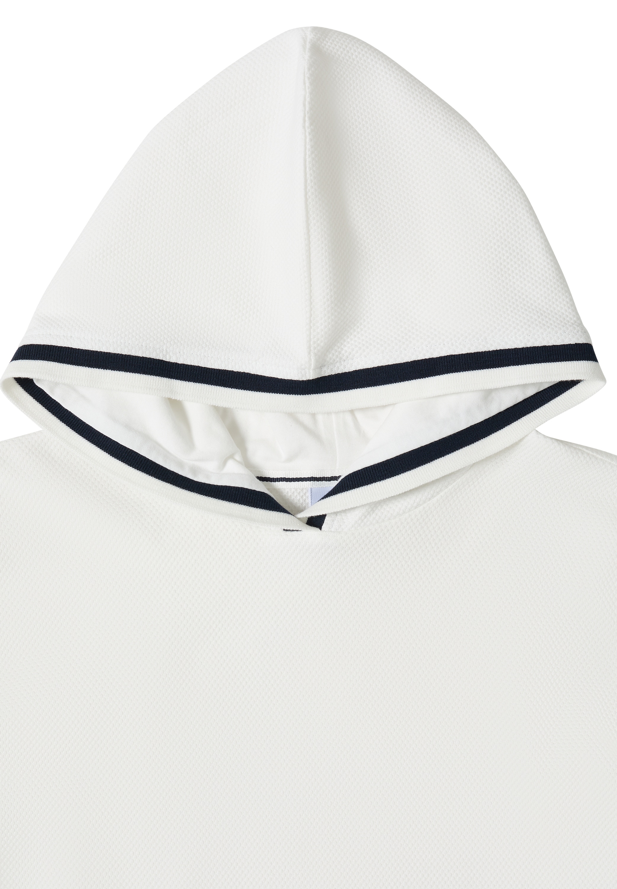 Cecil Kapuzenshirt in strukturierter Qualität mit Rippdetails