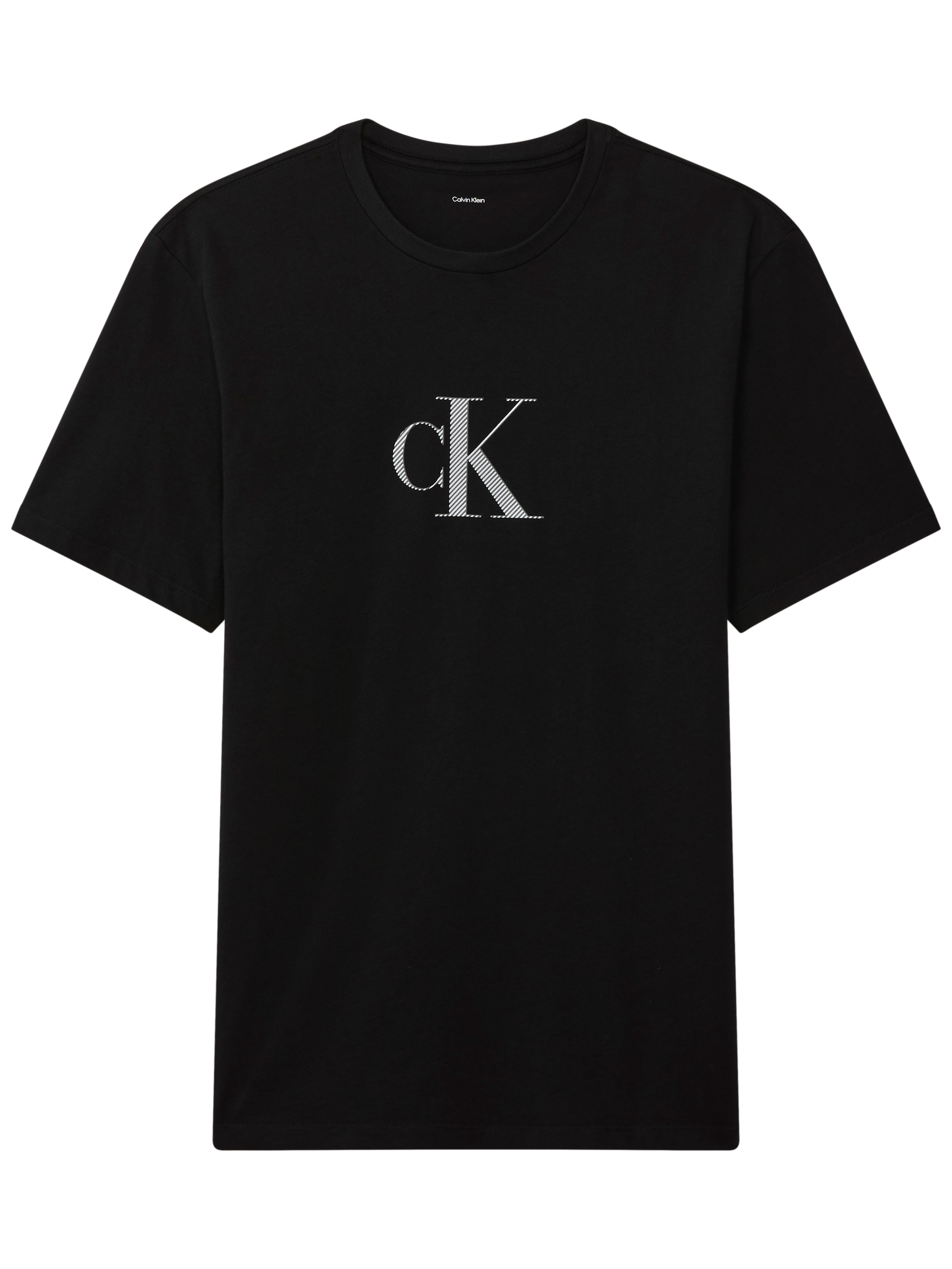 Calvin Klein T-Shirt »SS 30S DISTRESS MONOGRAM GRAPHIC« Regular fit mit Logodruck