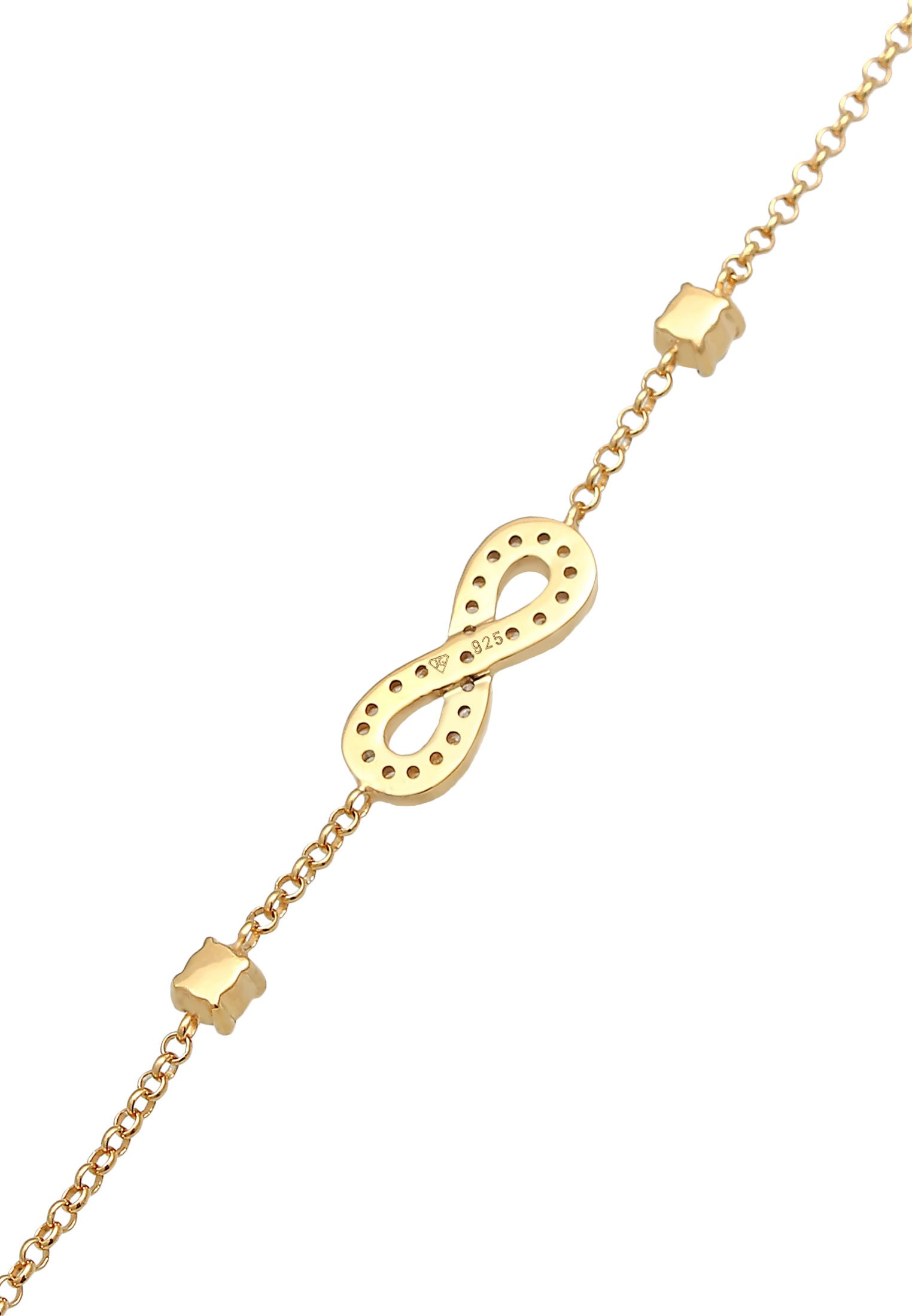 Nenalina Armkette »Armband Infinity Unendlichkeit Zirkonia 925 Silber«