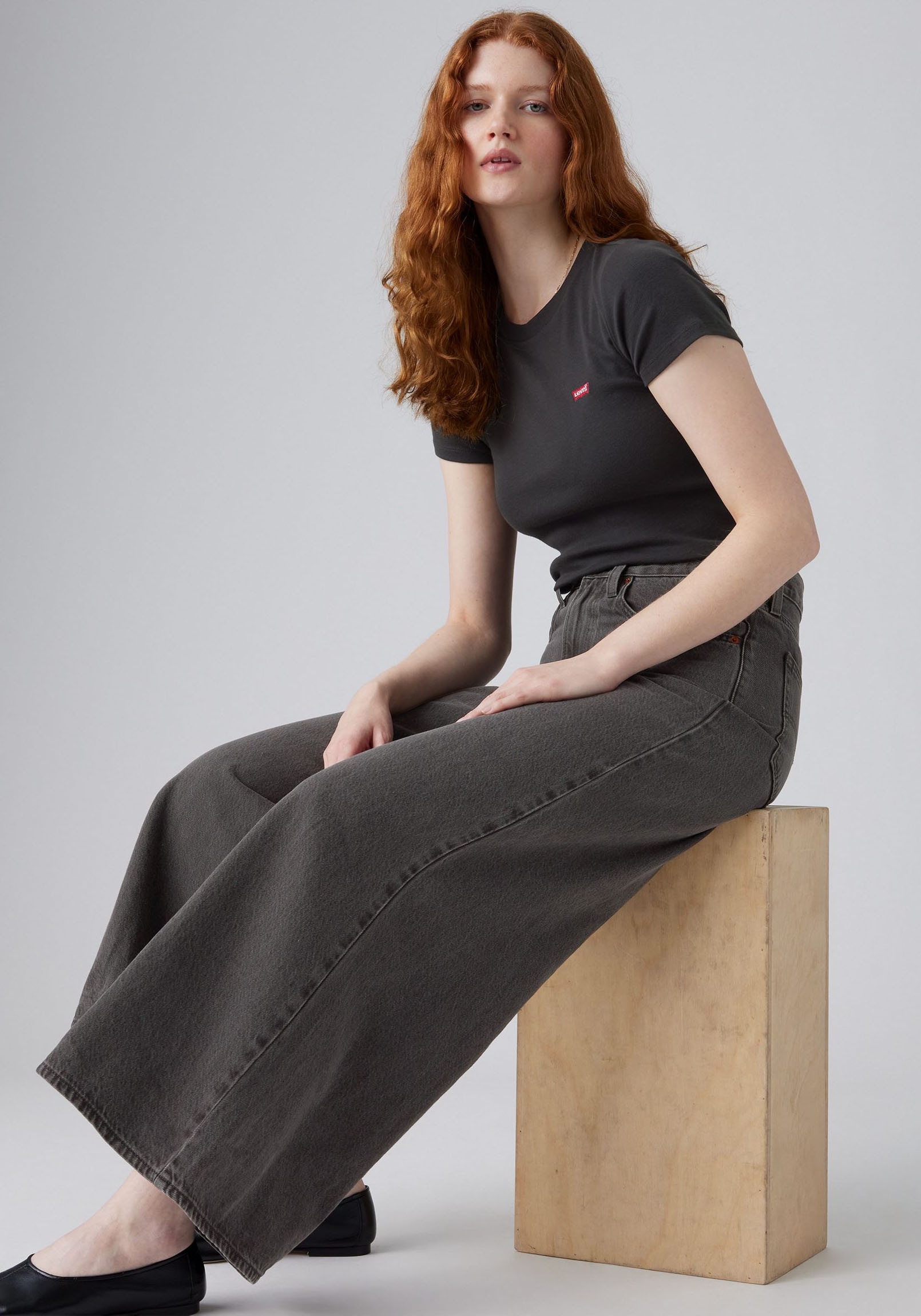 Levi's® T-Shirt »Mini-Logo« Packung, 2 Stk. mit kleiner Markenlogo-Stickerei auf der Brust