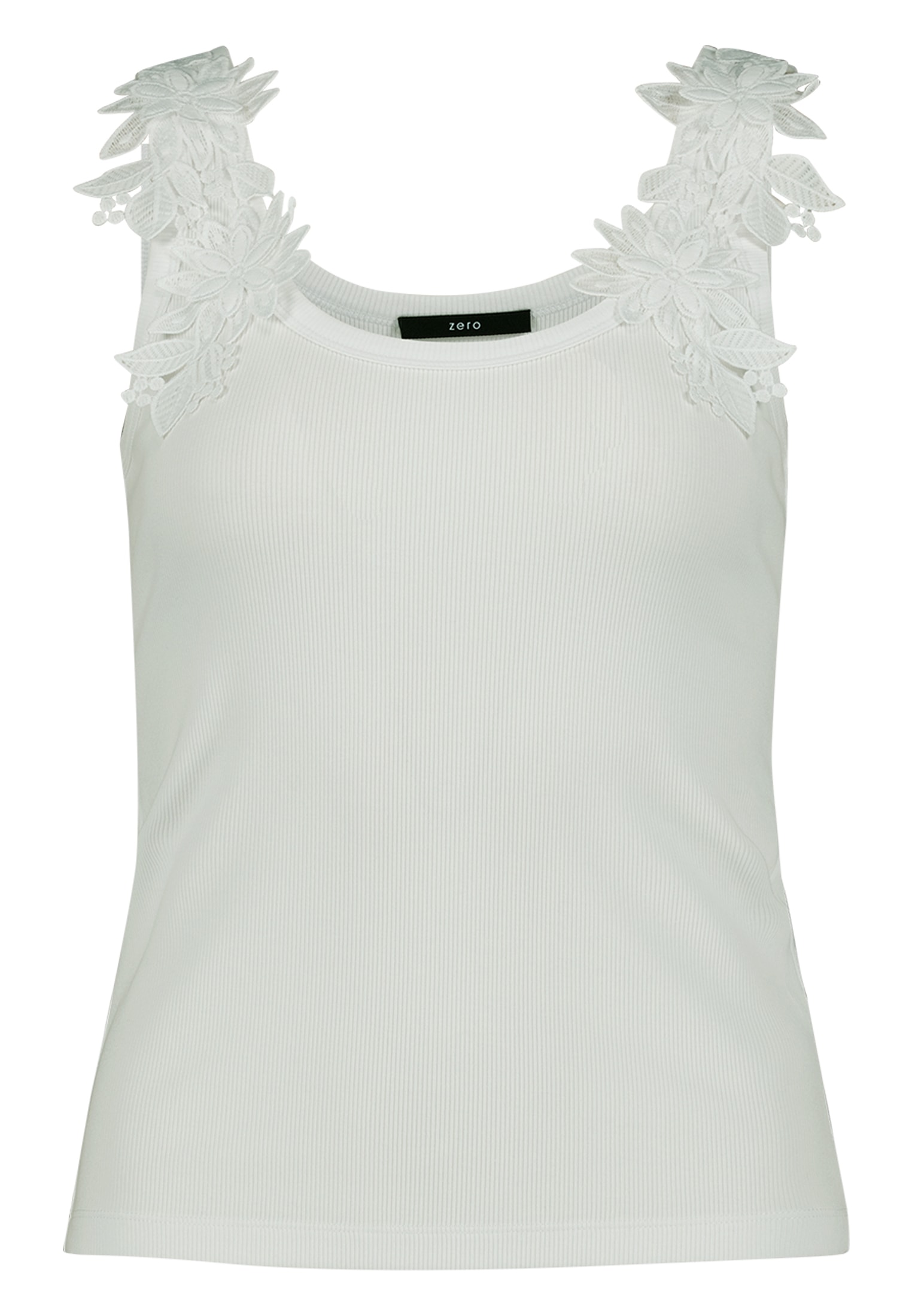Zero Tanktop »Basic-Top mit Rundhalsausschnitt«
