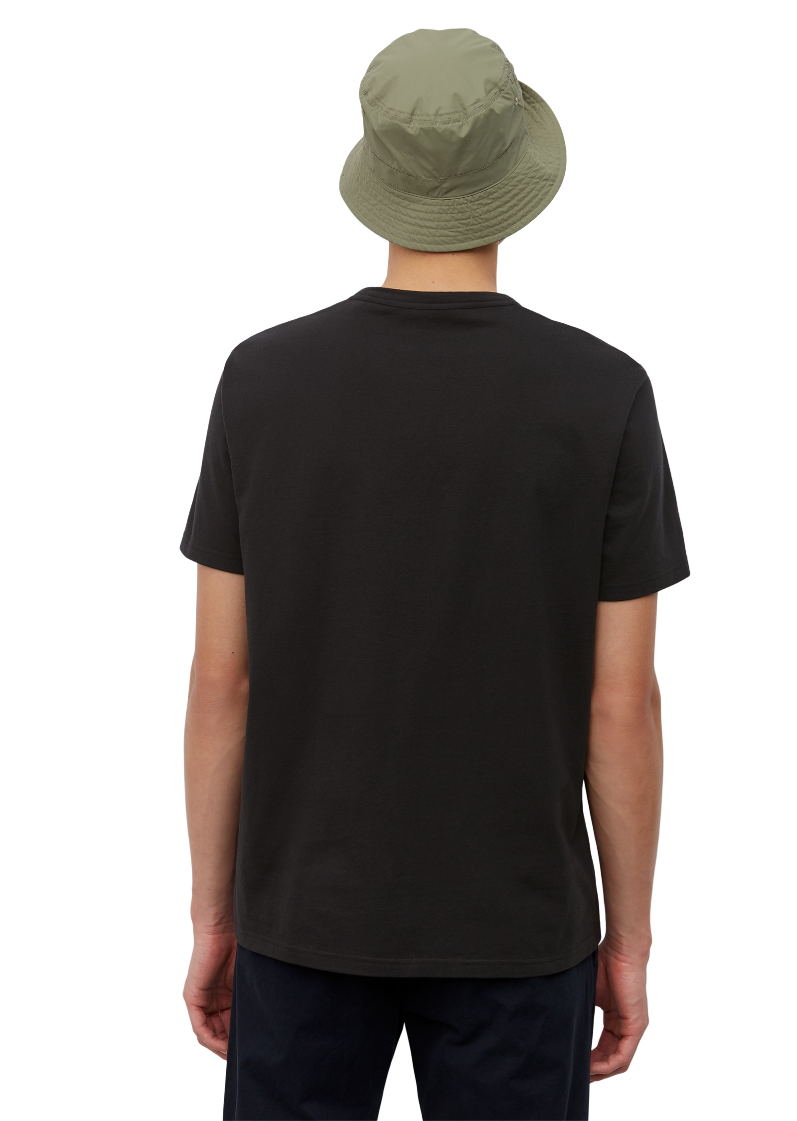 Marc O'Polo T-Shirt Rundhals-T-Shirt Regular aus hochwertiger Baumwolle