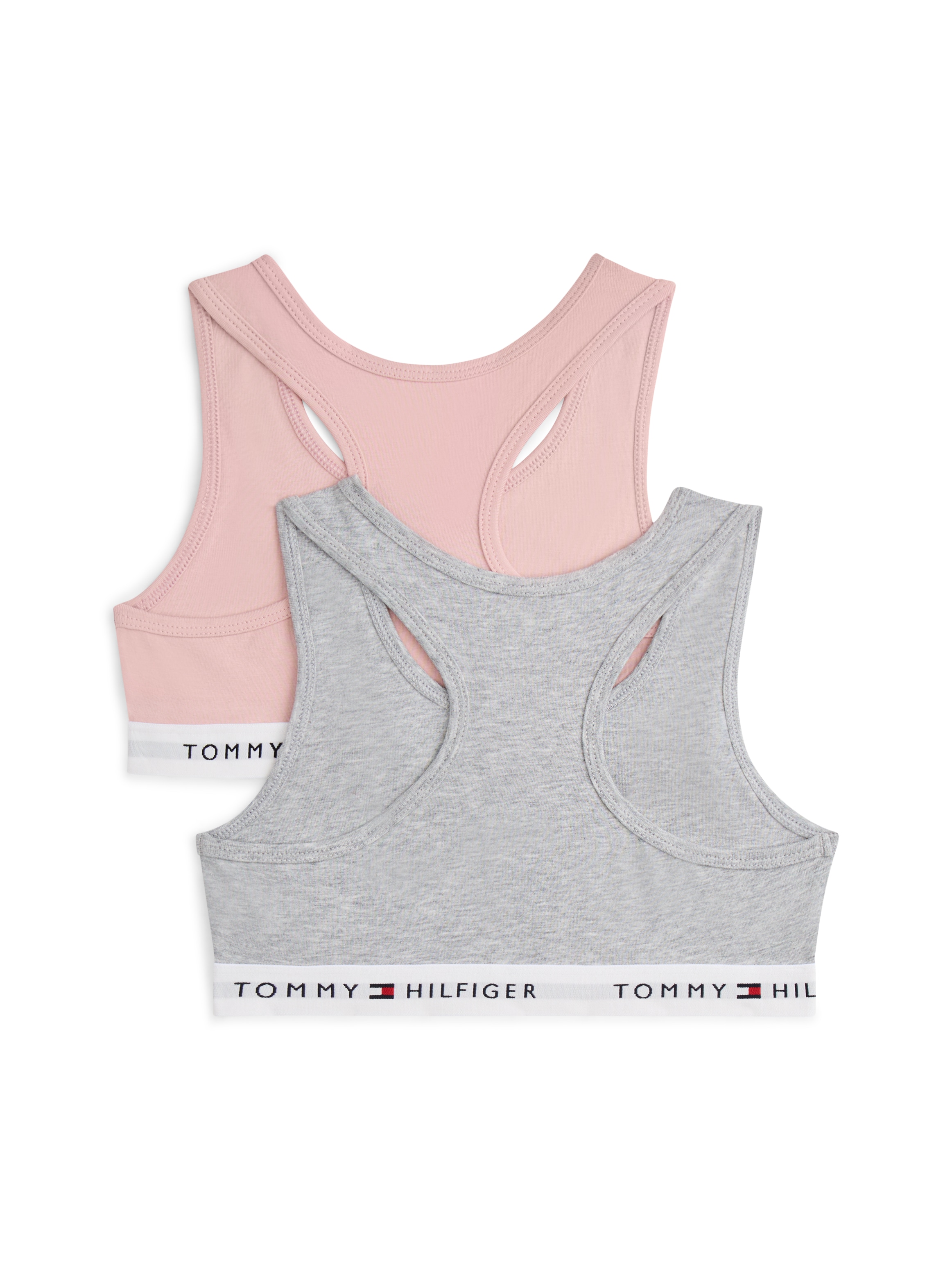 Tommy Hilfiger Underwear Teenie-BH »2 PK BRALETTE mit elastischem Bund im 2er-Pack« Packung, 2er,  unifarben, casual, körpernah, Baumwollmix