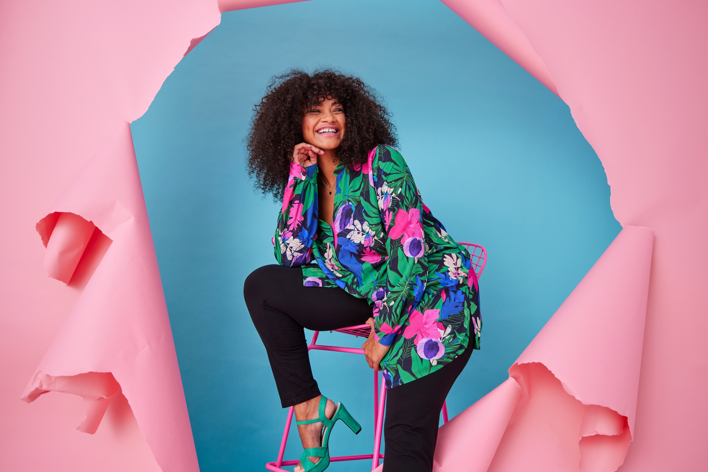 Aniston PLUS Leggings, aus elastischer Single Jersey-Qualität - NEUE KOLLEKTION