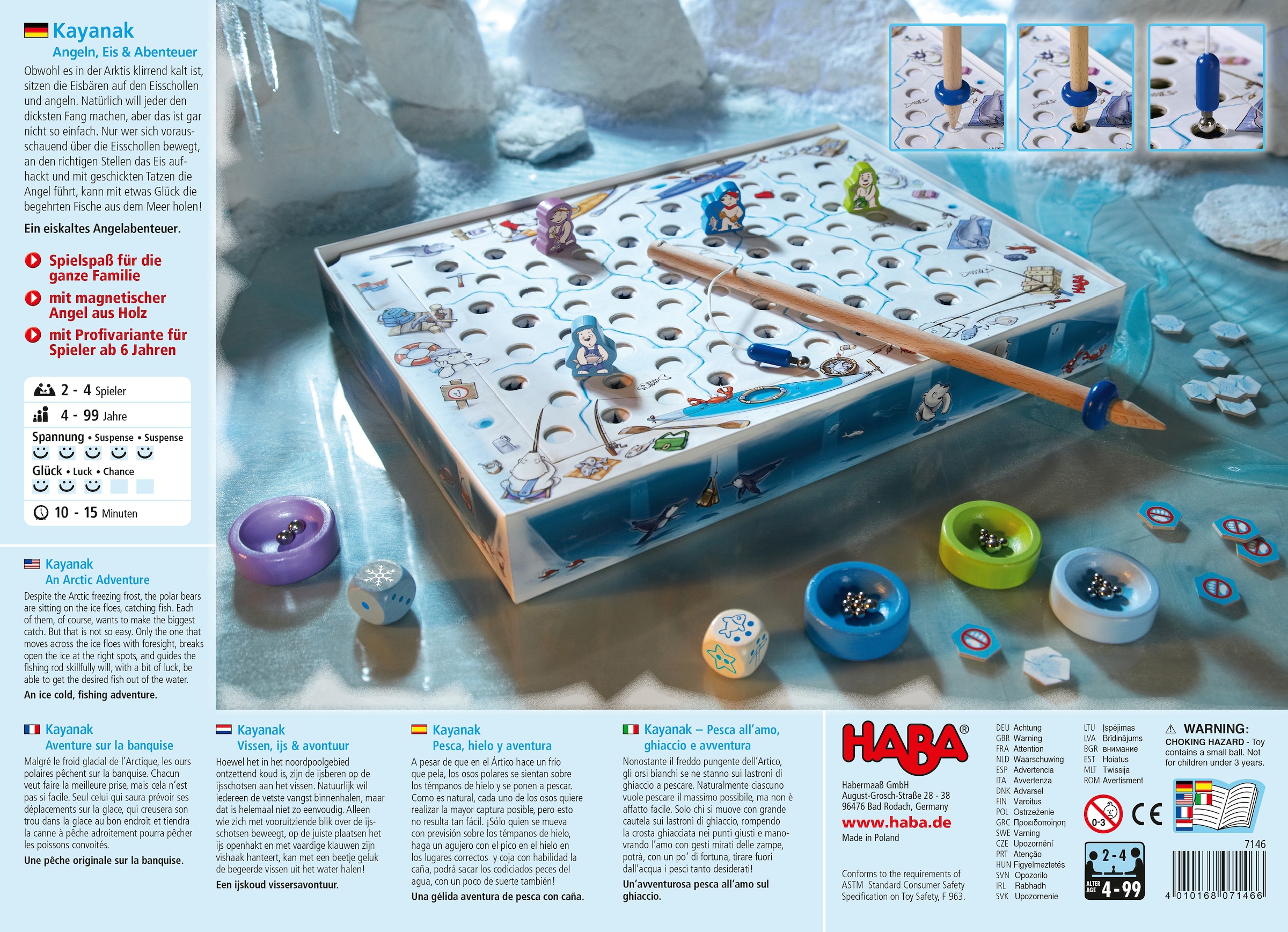 Haba Spiel »Kayanak - Angeln, Eis und Abenteuer«