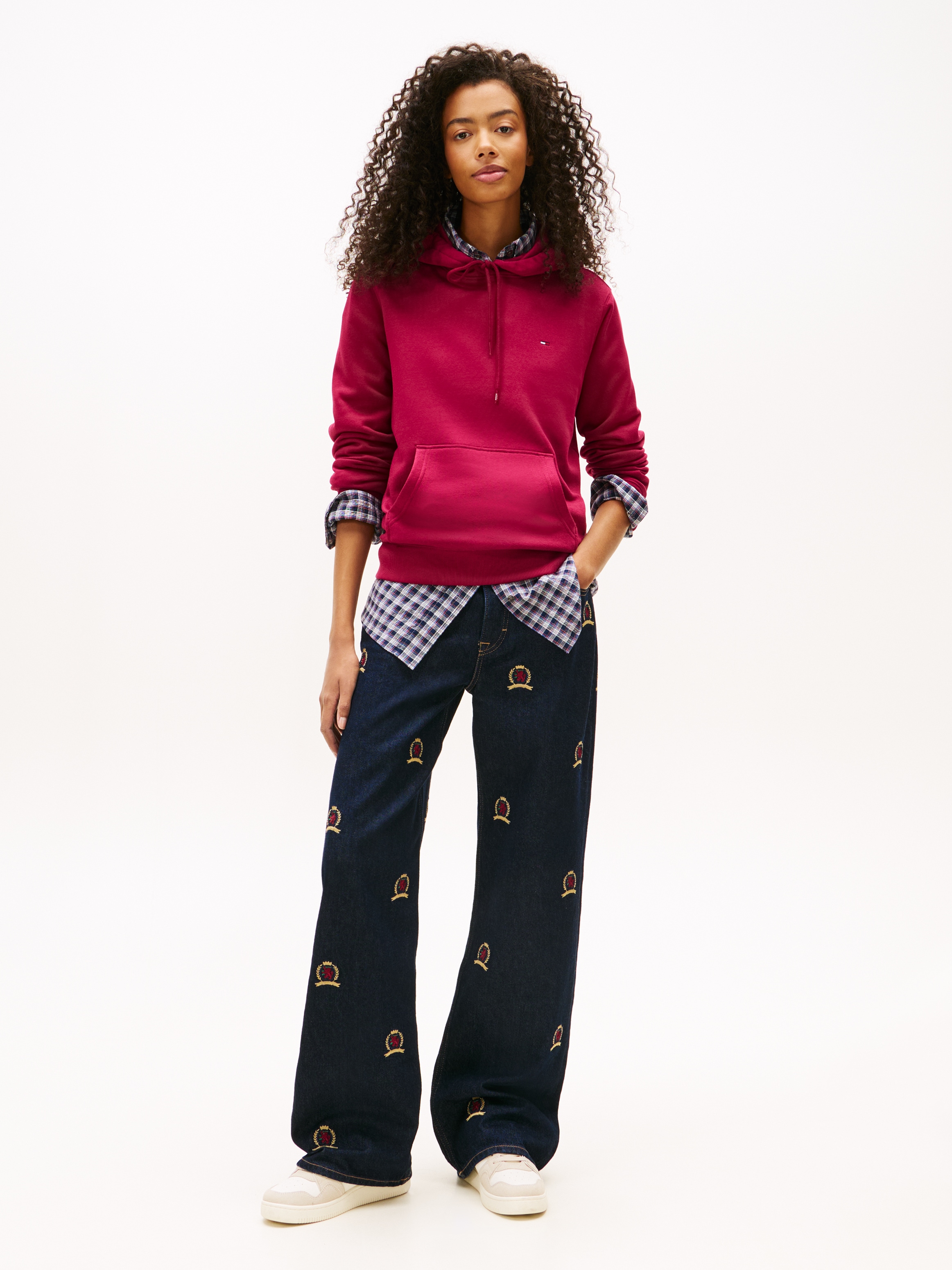 Tommy Jeans Kapuzensweatshirt »TJW REG S FLAG HOODIE«, mit Logo-Flag, Regular Fit
