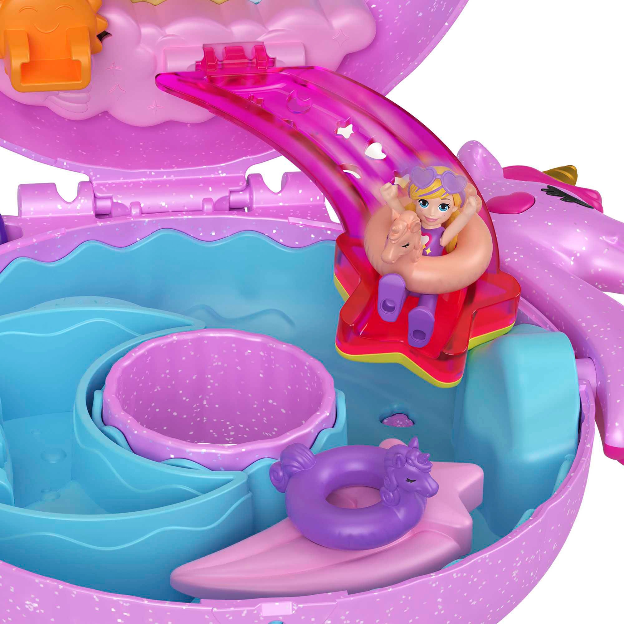 Polly Pocket Spielwelt »Sparkle Cove Adventure Einhornfloß«