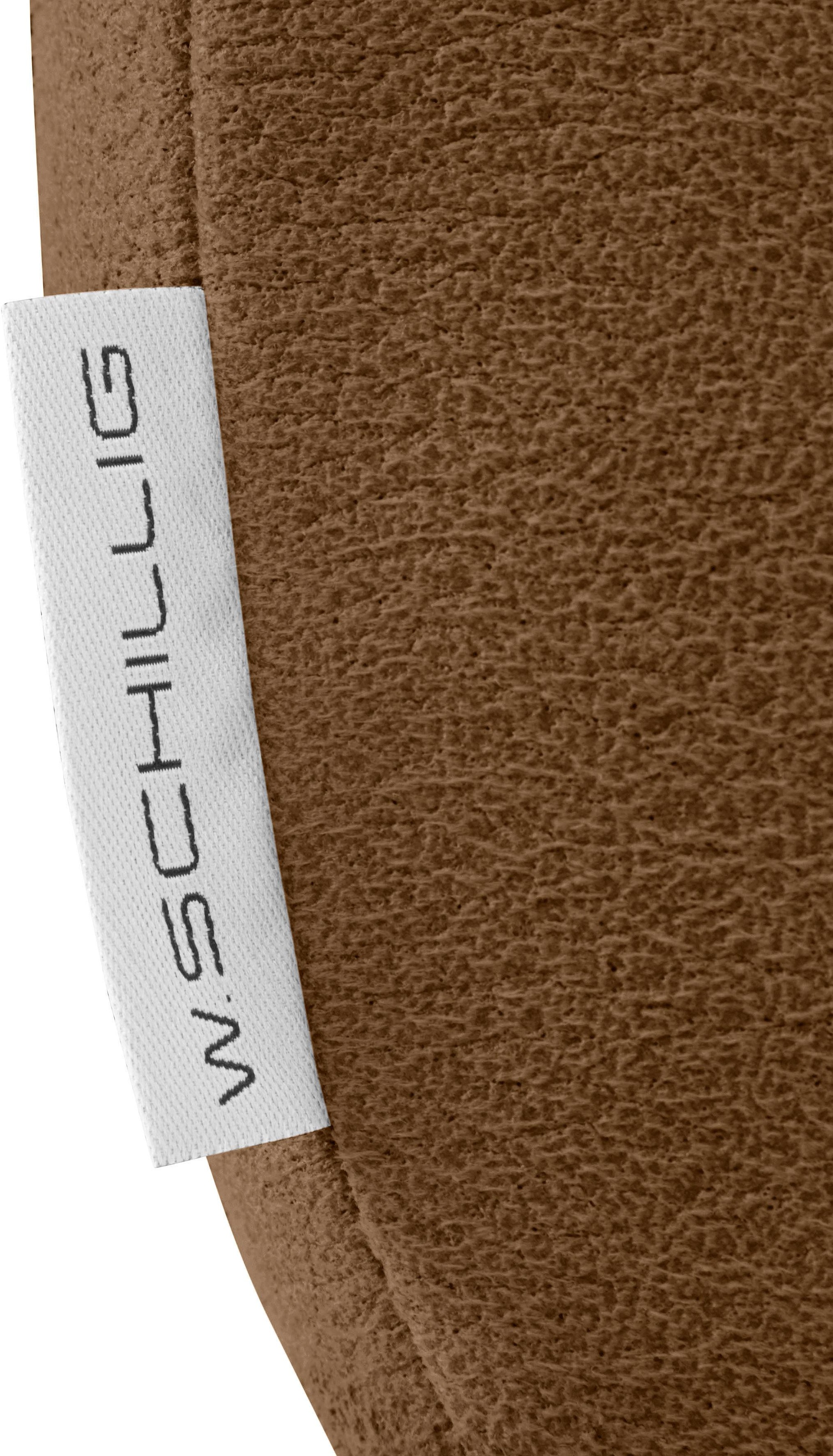 W.SCHILLIG 2-Sitzer »enjoy&MORE«, Sitztiefenverstellung, Füße schwarz pulverbeschichtet, Breite 202 cm