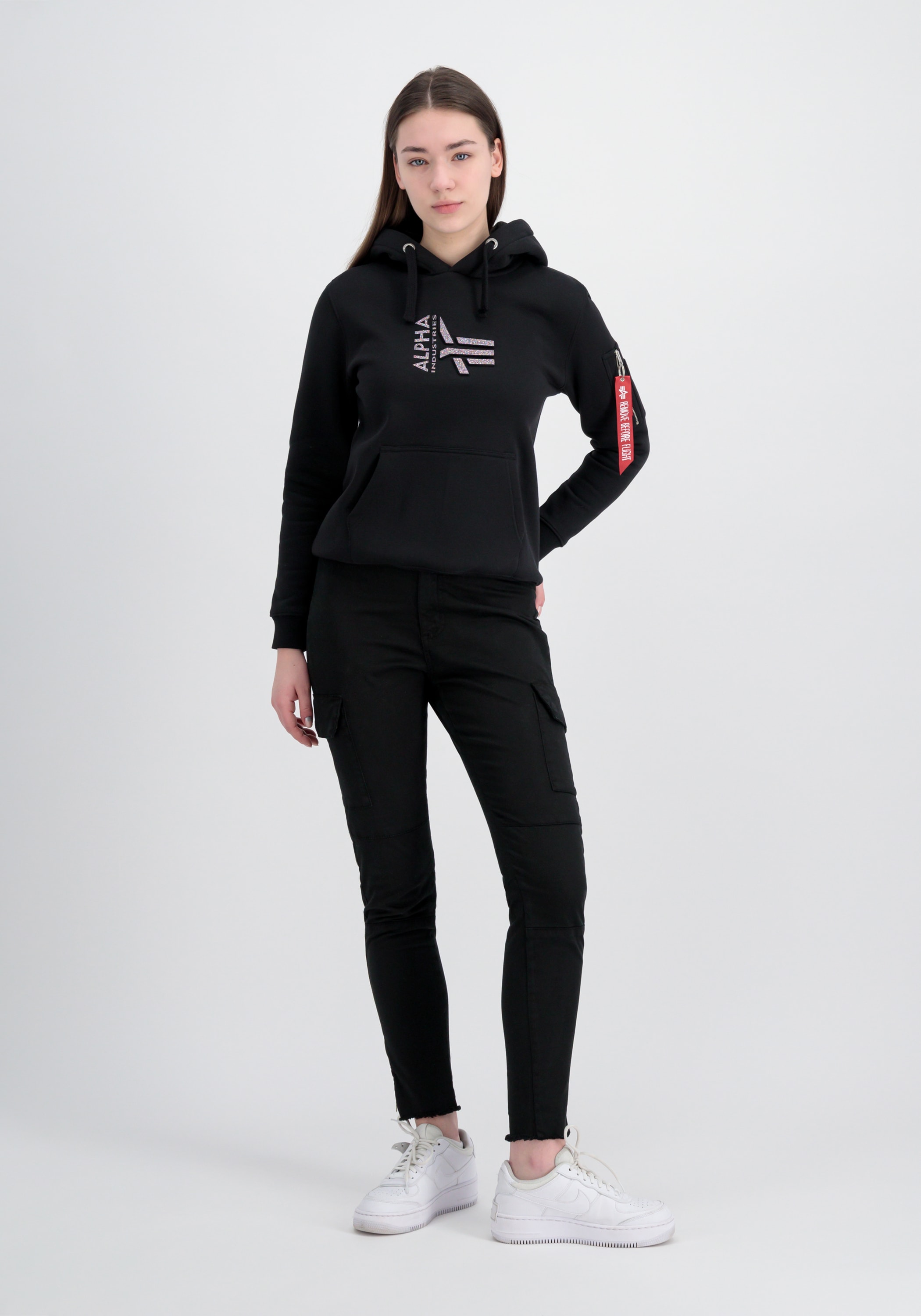 Alpha Industries Hoodie »Alpha Industries Women - Hoodies 3D Logo Hoodie Women«