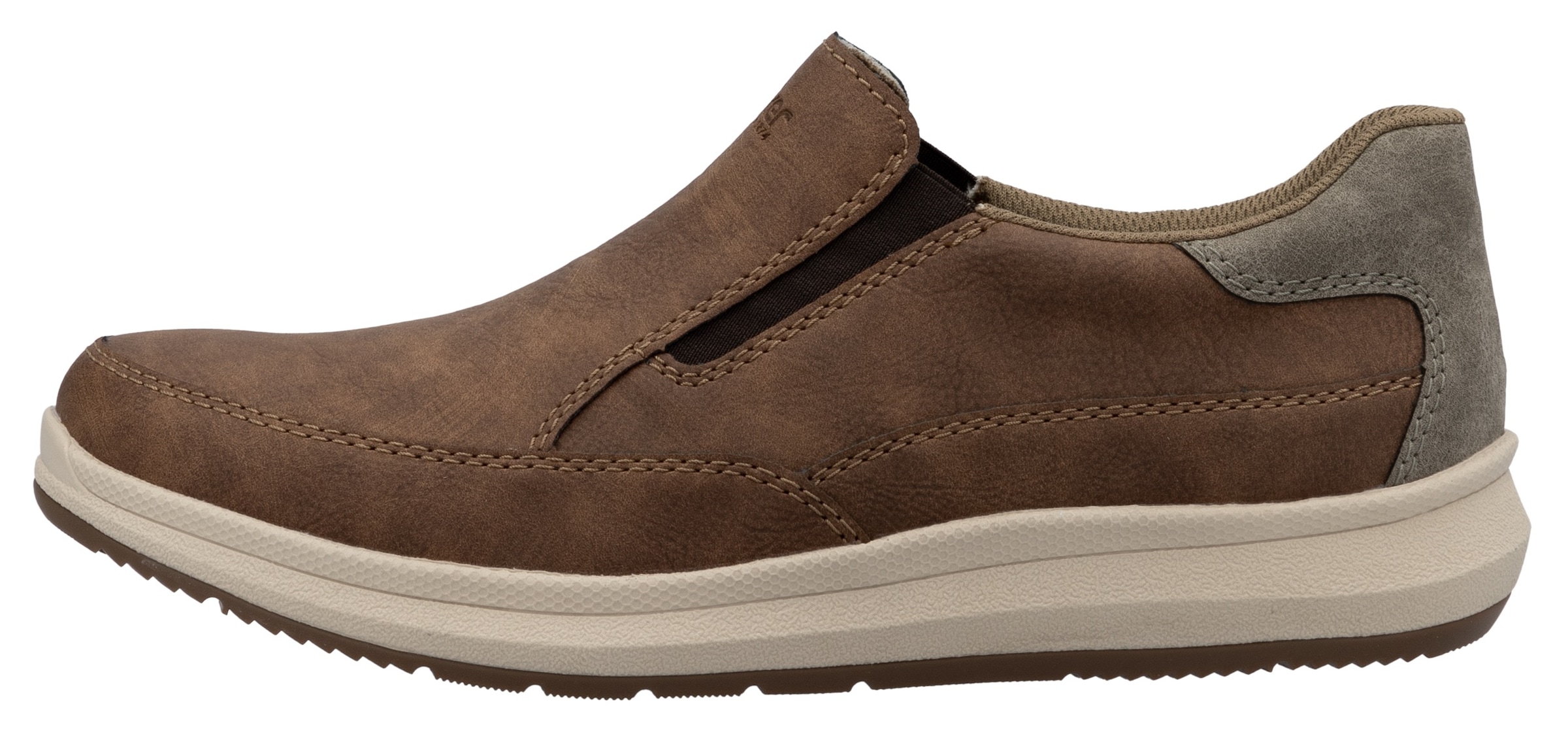 Rieker Slipper, Slip-on-Sneaker, Halbschuh, Loafer, Freizeitschuh mit Gummizug