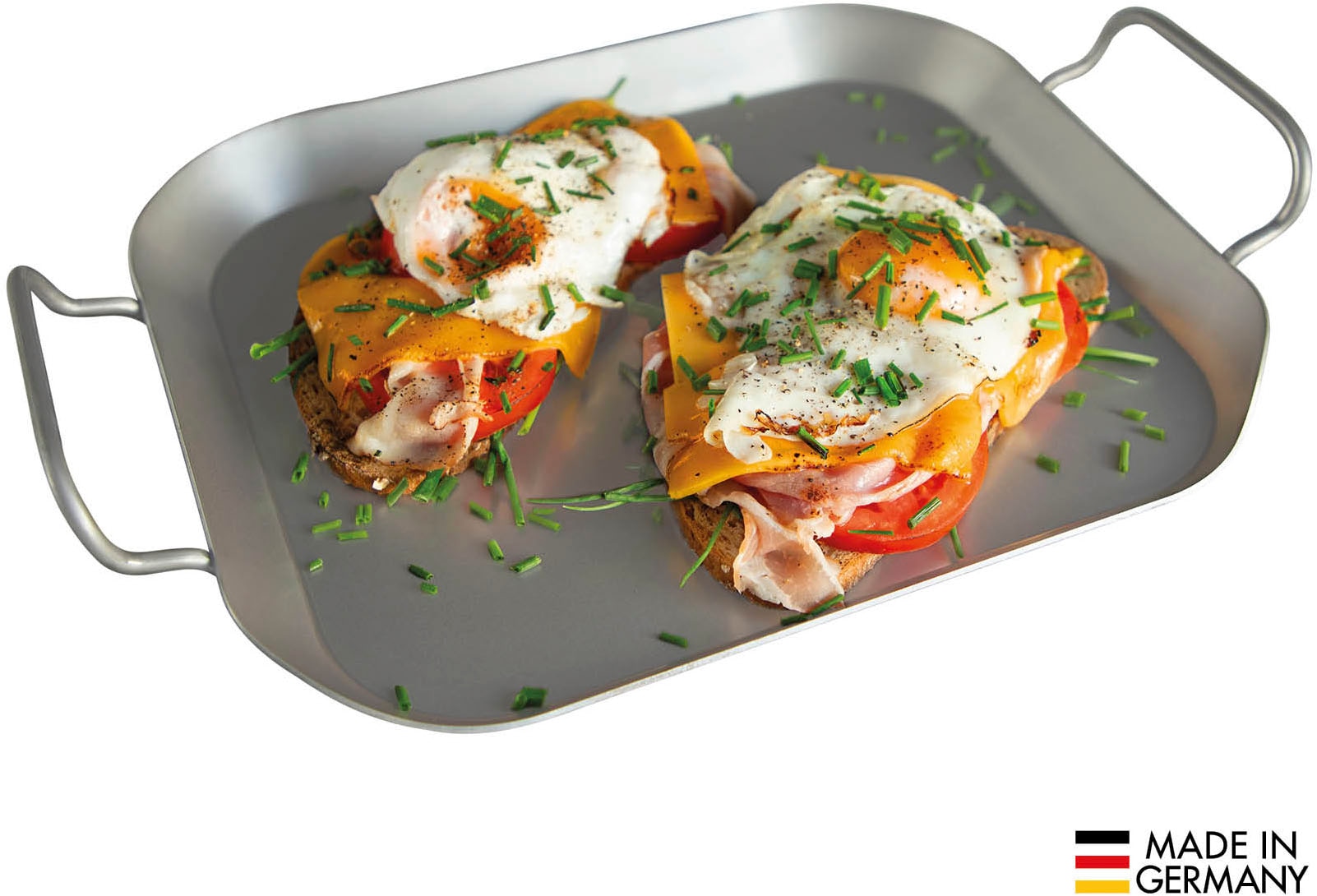 CHG Grillschale »Grillplatte "La Plancha", aus Eisen«, Metall, (1 St.), Made in Germany