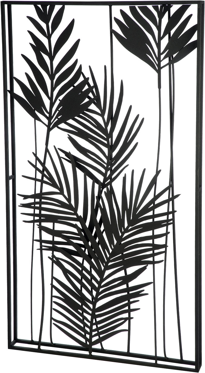 GILDE Wanddekoobjekt »Wandrelief Rankenwoge«