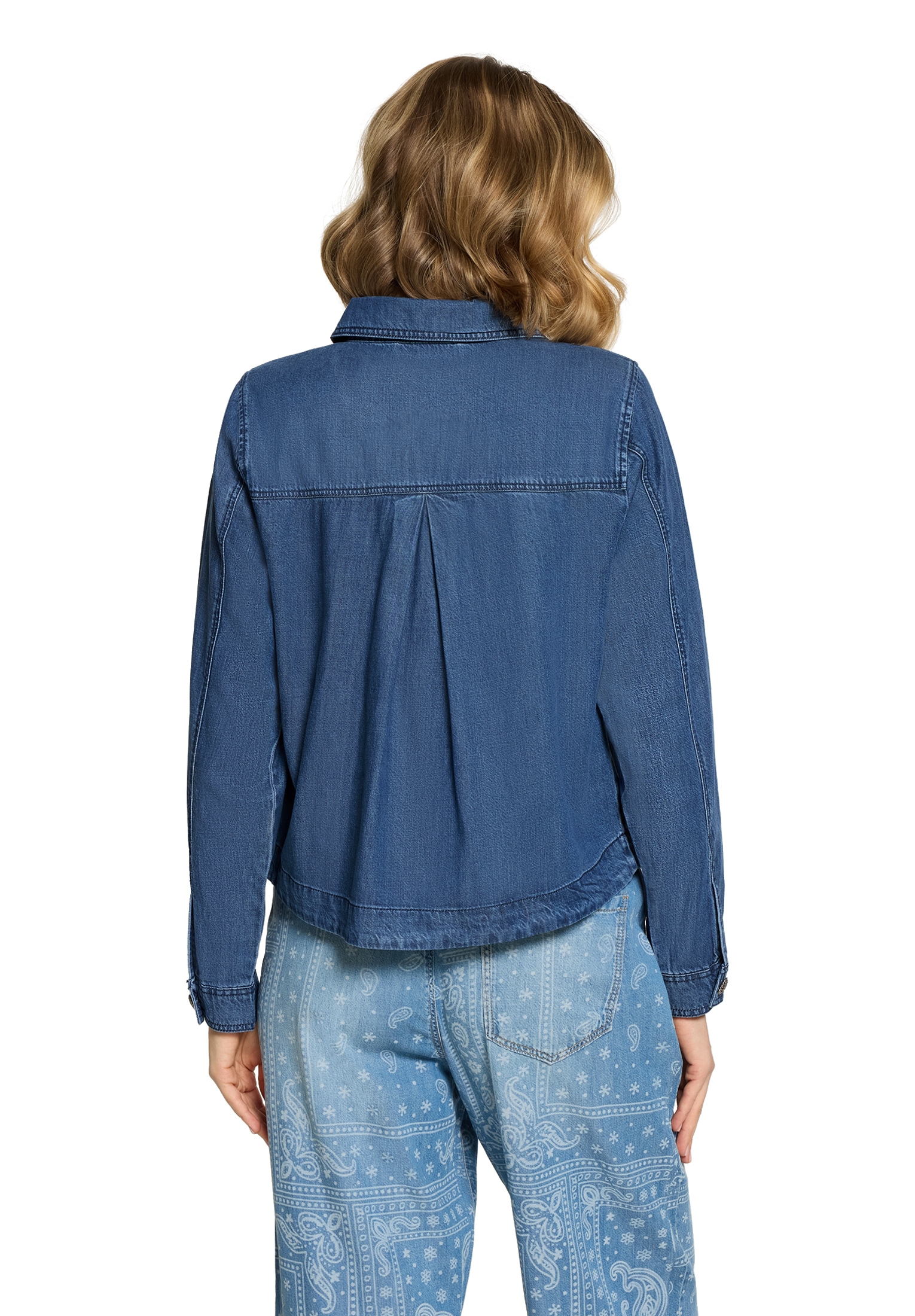 Cartoon Jeansblazer »Jeansjacke mit aufgesetzten Taschen«