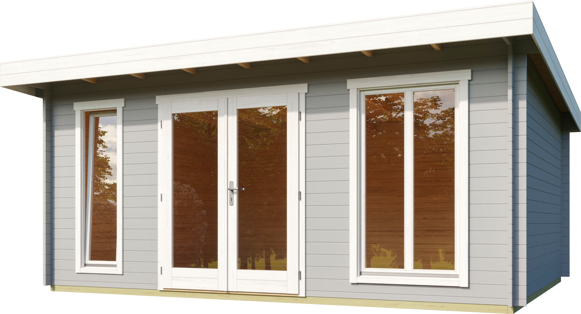 Lasita Maja Gartenhaus »DORSET« in grau