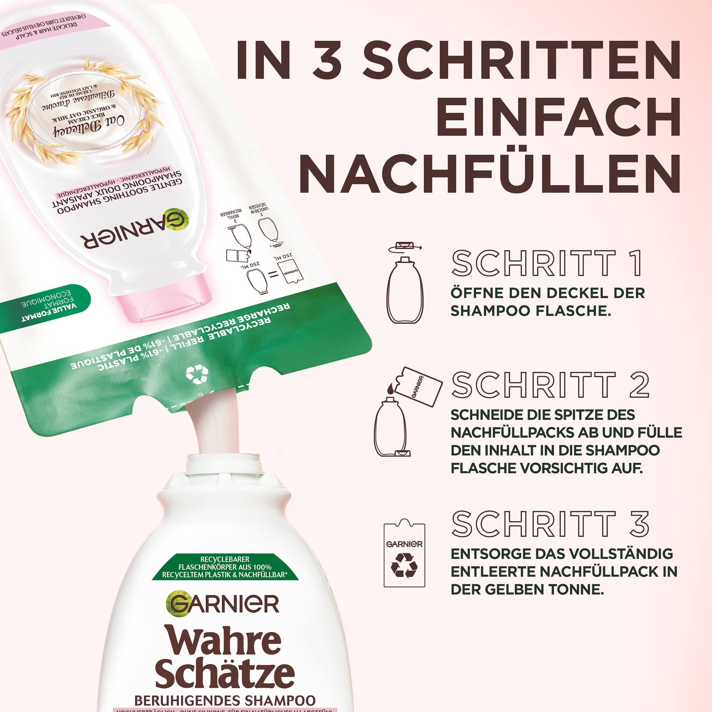 GARNIER Haarshampoo »Wahre Schätze«