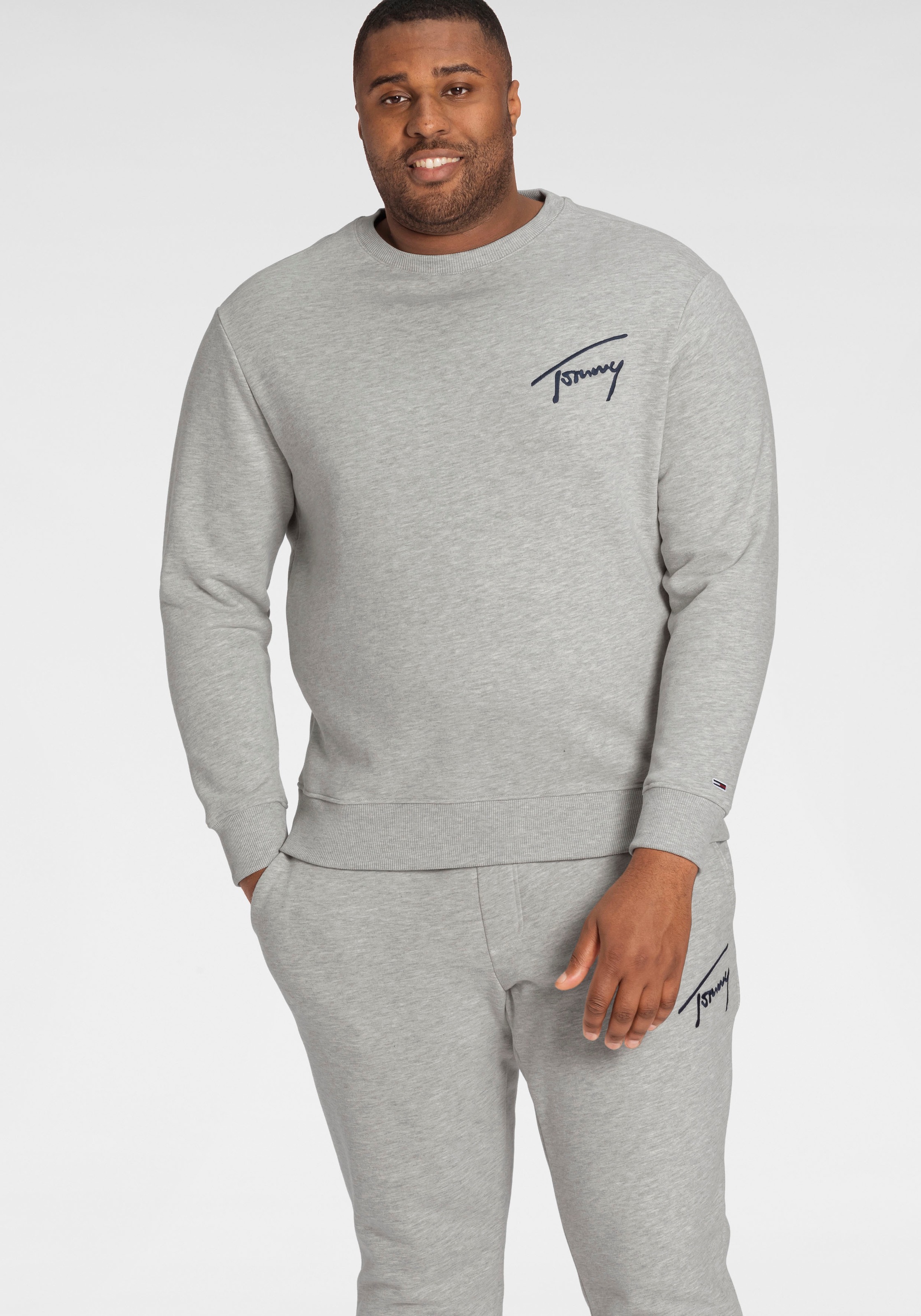 Tommy Jeans Plus Sweatshirt »TJM PLUS SIGNATURE CREW«
