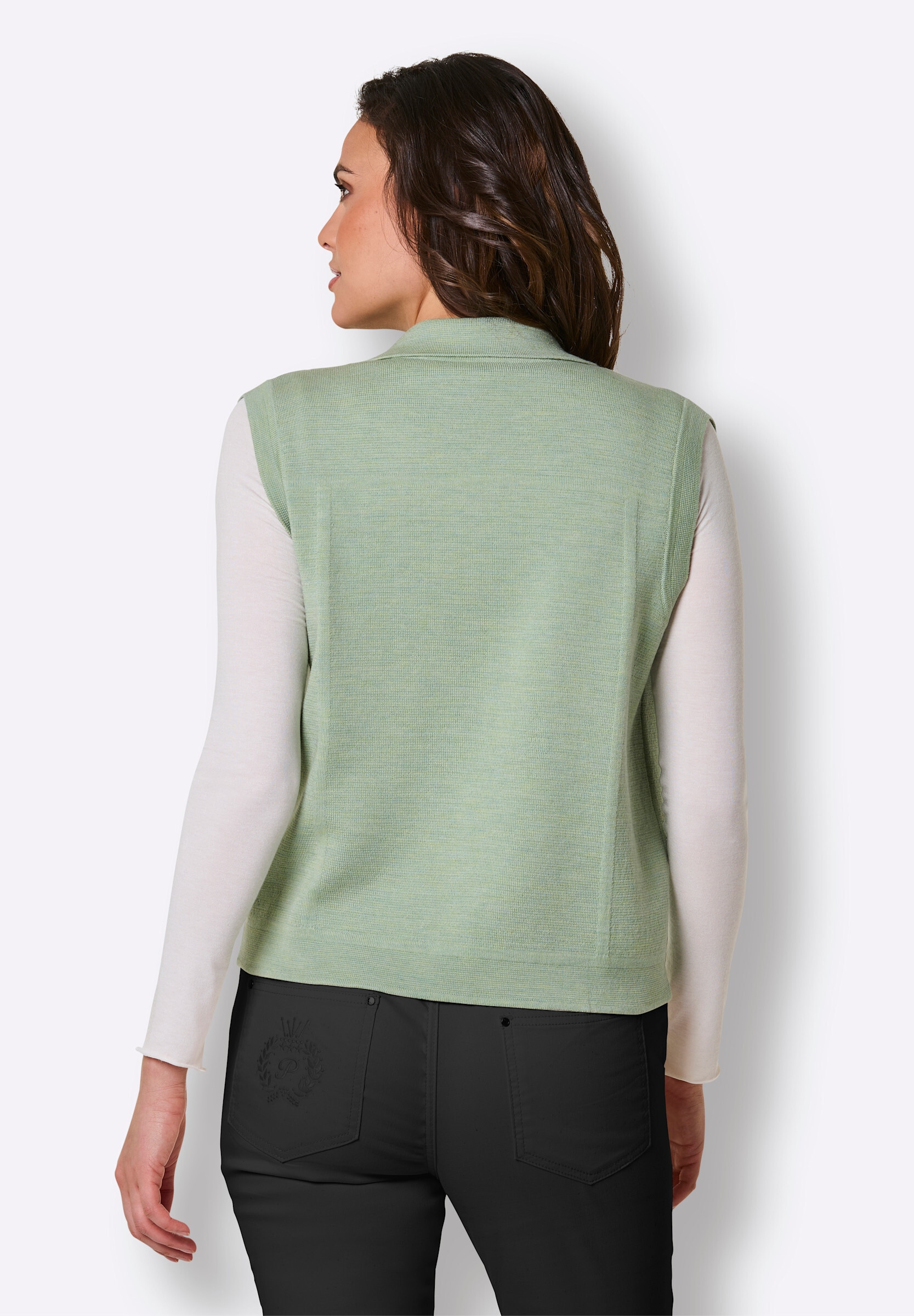 creation L Strickweste »Merino-Strickweste Strickweste aus Wolle«