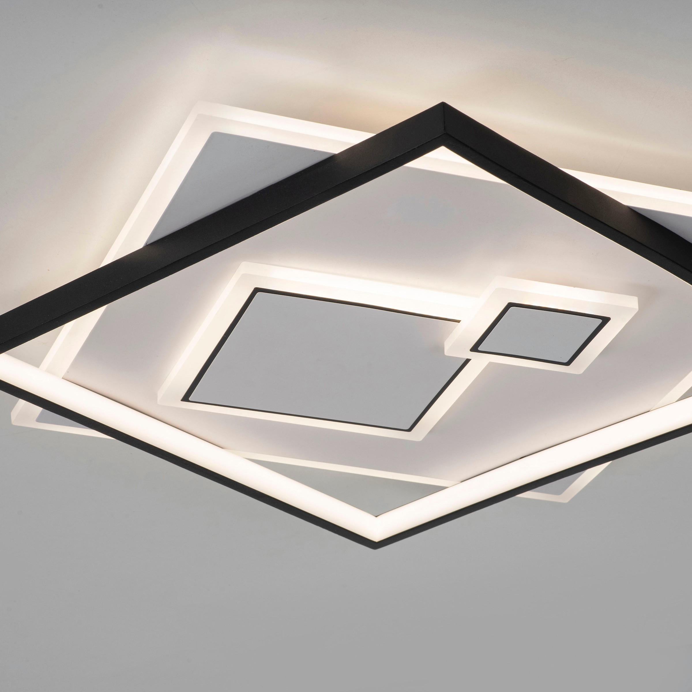 Paul Neuhaus Deckenleuchte »MAILAK«, 2 flammig, Leuchtmittel LED-Board-LED-Board | LED fest integriert-LED fest integriert, LED, separat steuerbar (Schalter)
