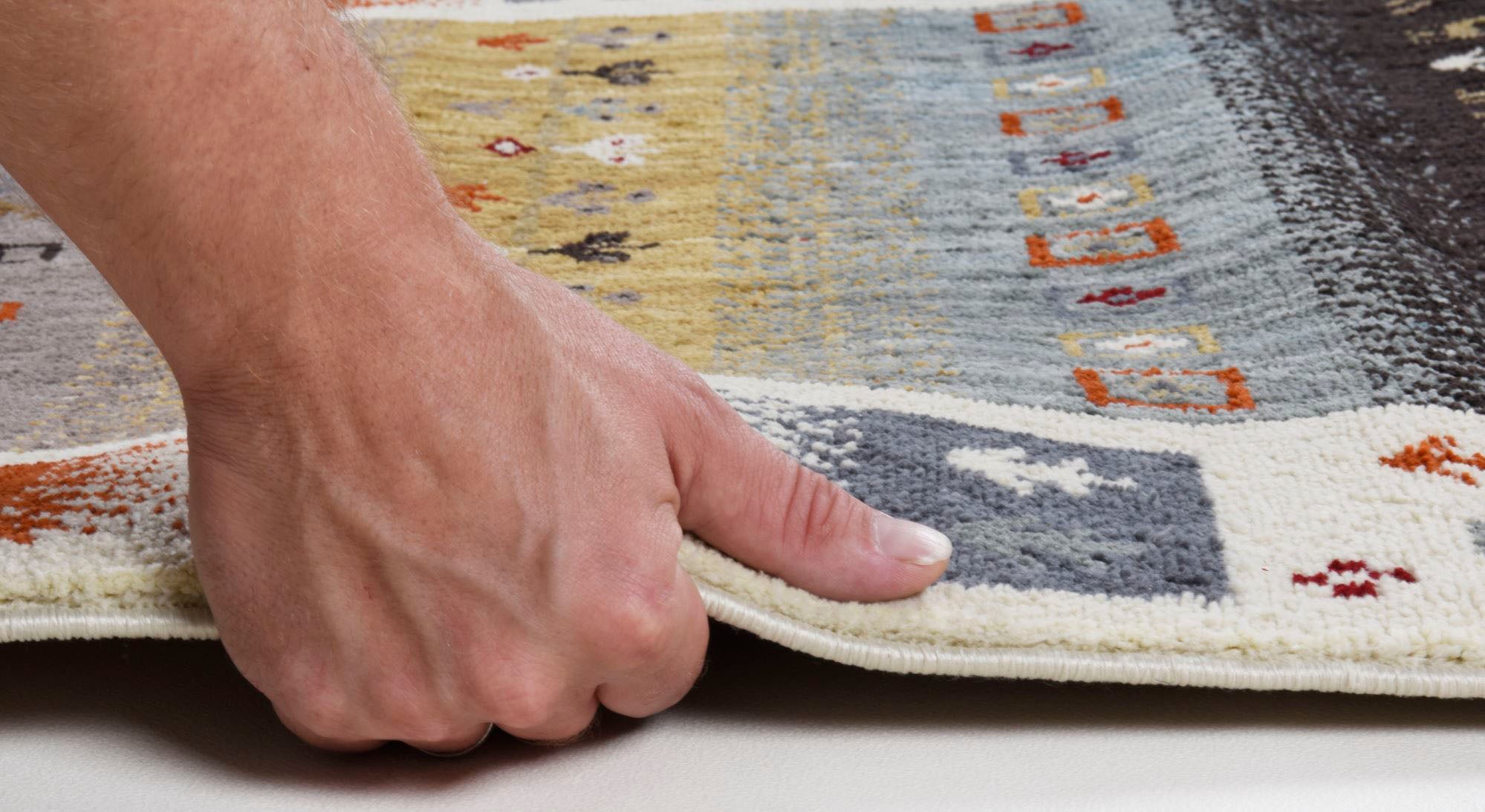 Gino Falcone Teppich »Francecso 24722«, rechteckig, 14 mm Höhe, besonders weich durch Microfaser, ideal im Wohnzimmer & Schlafzimmer