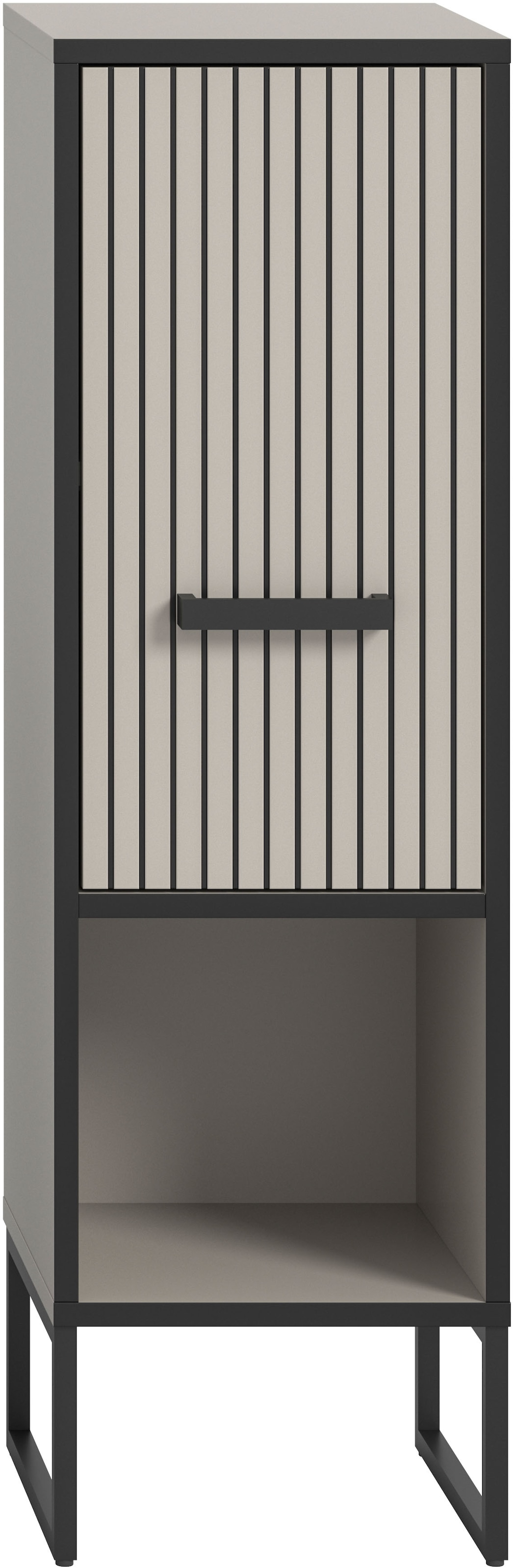 welltime Unterschrank »Locri, Höhe 101 cm, 1 Tür«, (1 St.), Türanschlag wechselbar, modernes Design, Badschrank, Bad