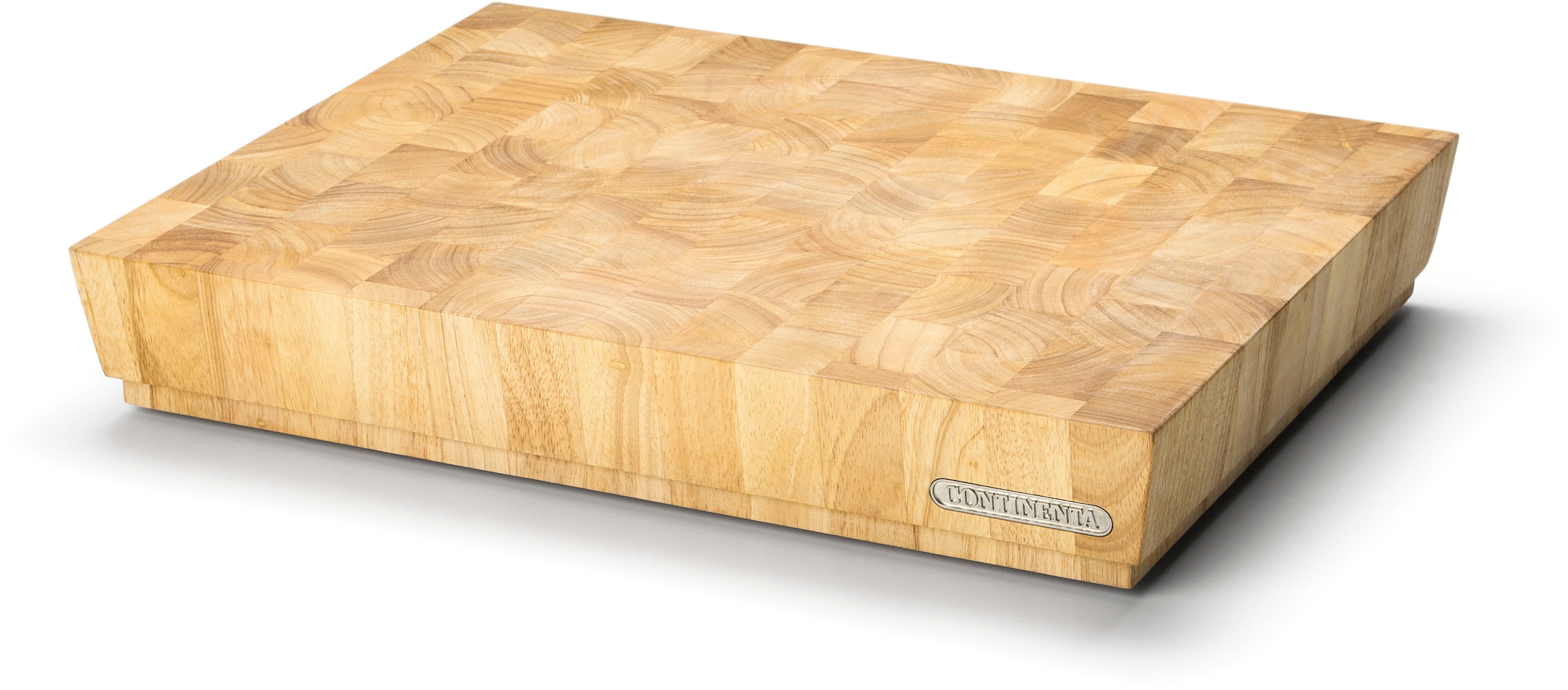 Continenta Schneidebrett Hackbrett, Stirnholz 40x30x7,5cm
