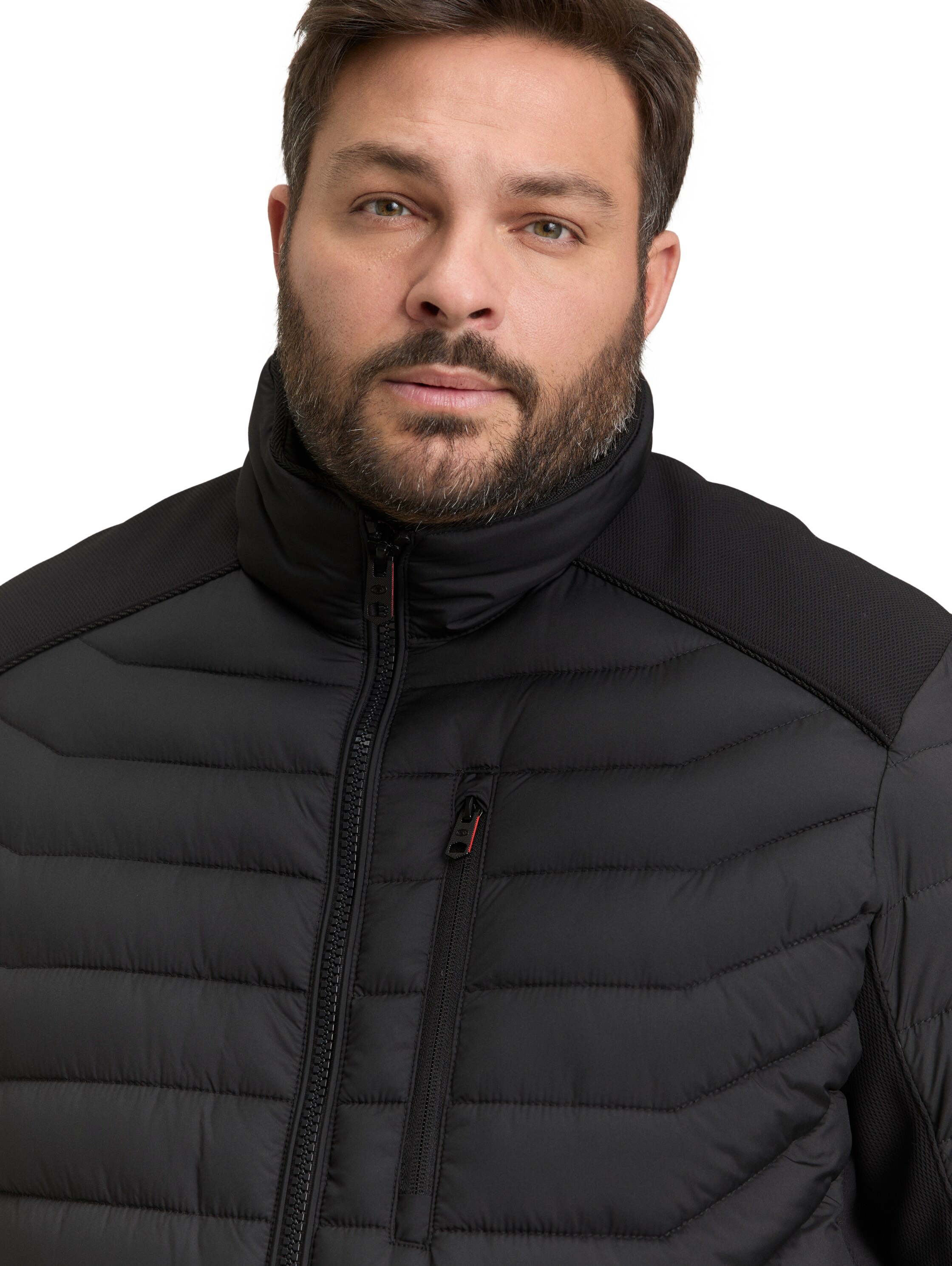 TOM TAILOR PLUS Strickpullover mit Logo-Stickerei / Große Größen