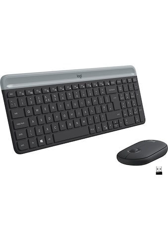 Logitech Tastatur- und Maus-Set »Slim Wireless MK470« kaufen