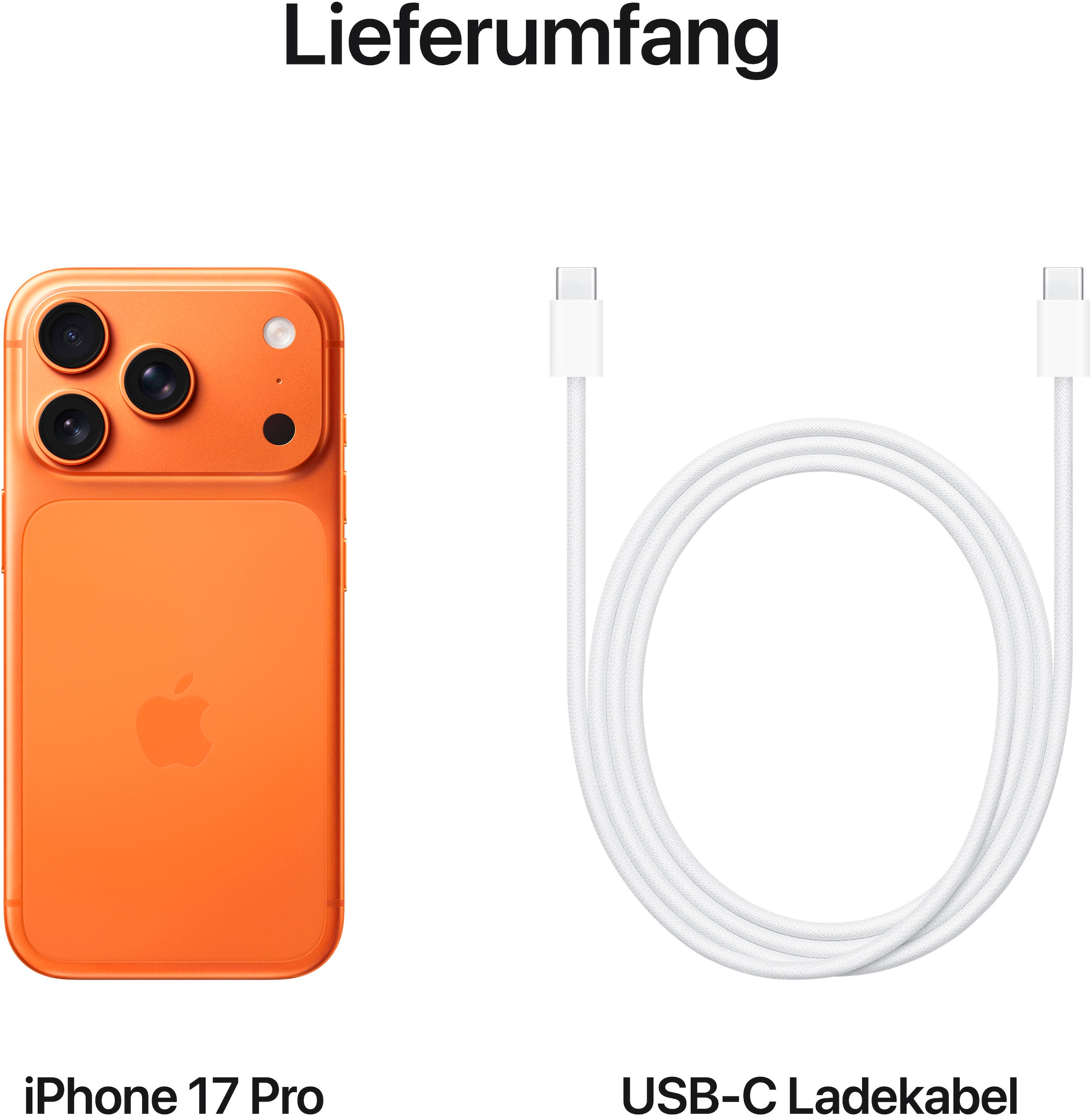 Apple Smartphone »iPhone 17 Pro«, Cosmic Orange