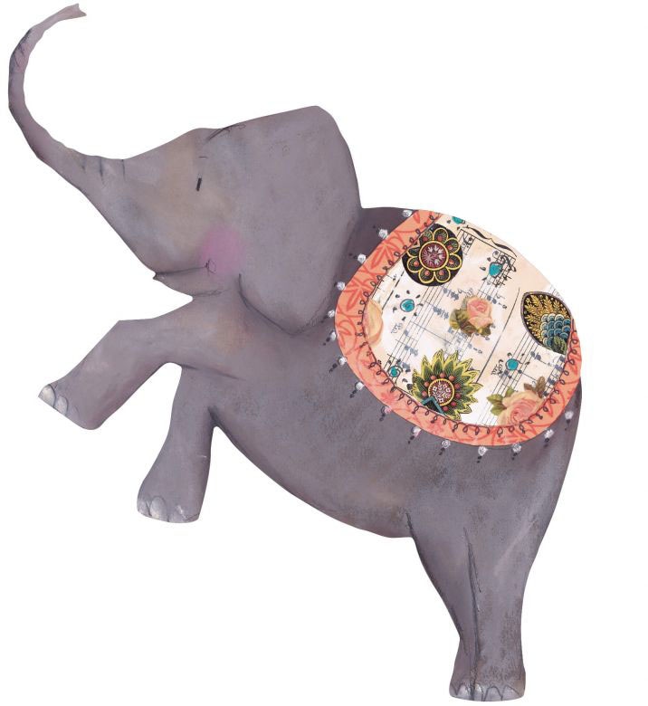 Wandtattoo »Artistischer Elefant Orientalisch«, (1 St.), selbstklebend, entfernbar