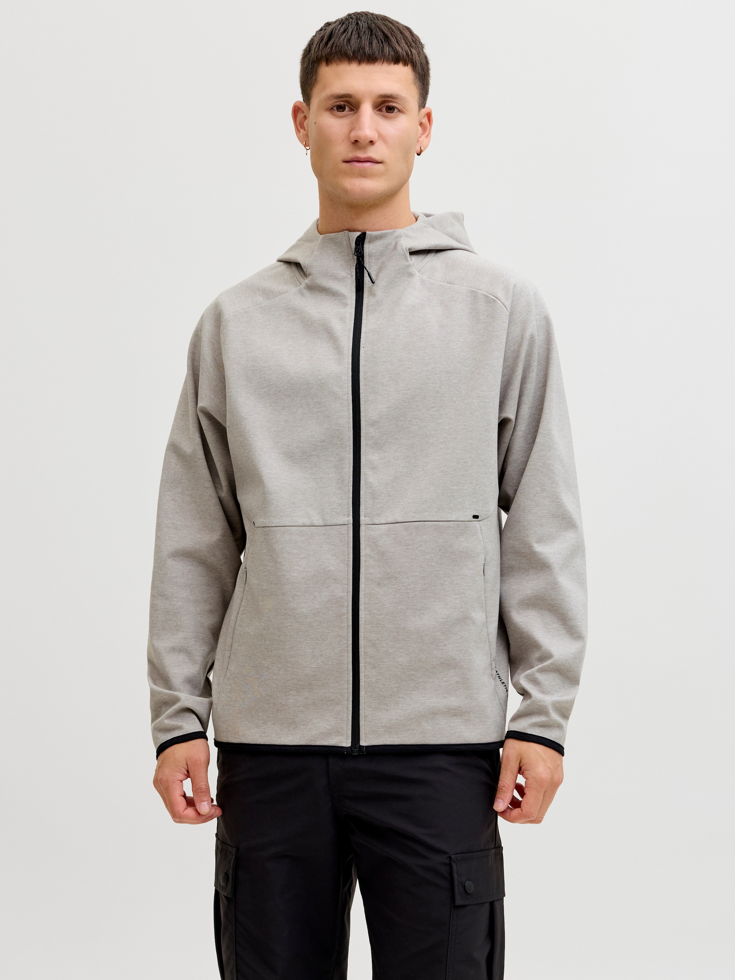 Jack & Jones Sweatshirt »JJEBASE SWEAT ZIP HOOD SN«, mit Kaputze
