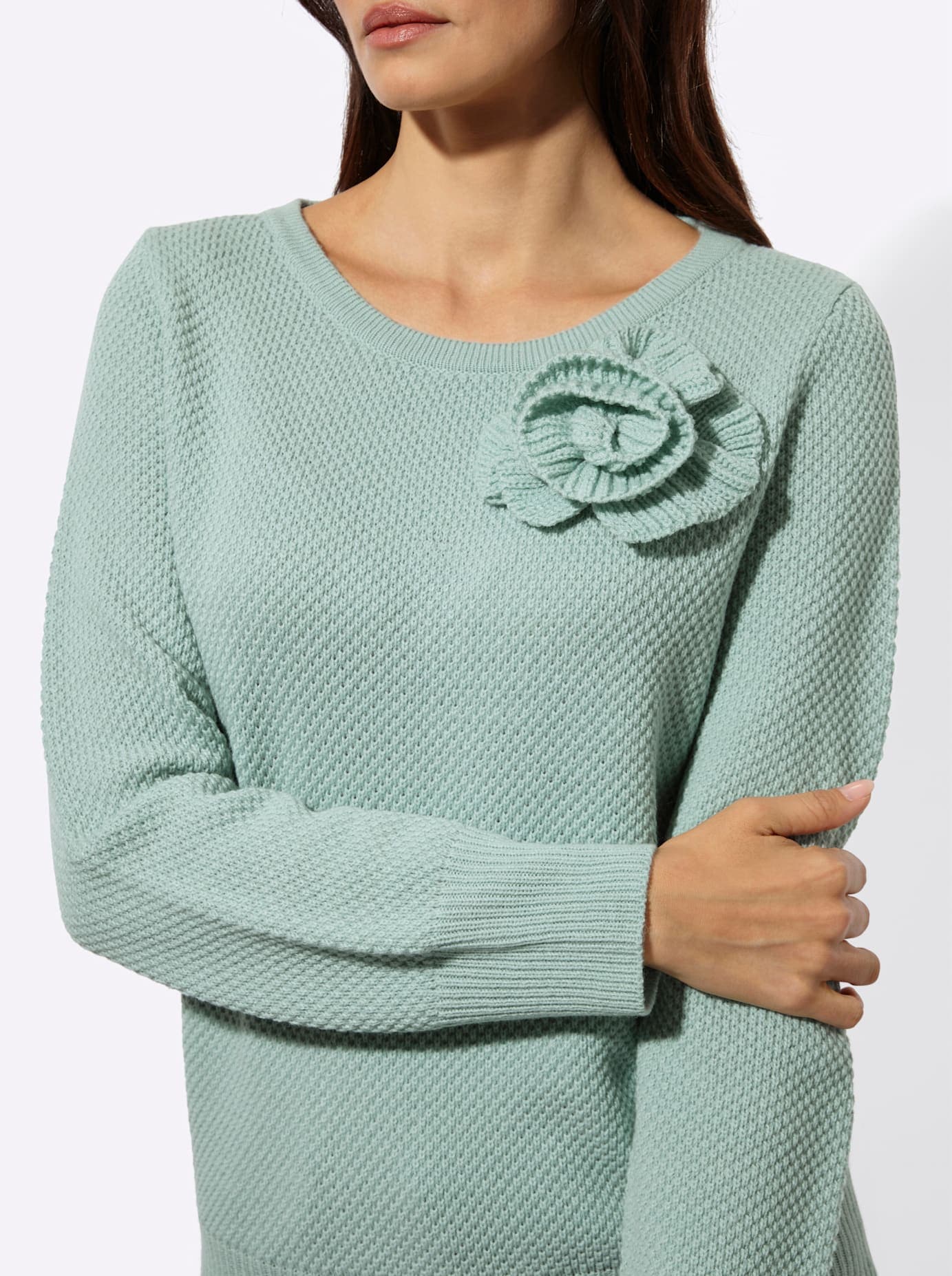 creation L Strickpullover »Woll-Mix-Pullover«