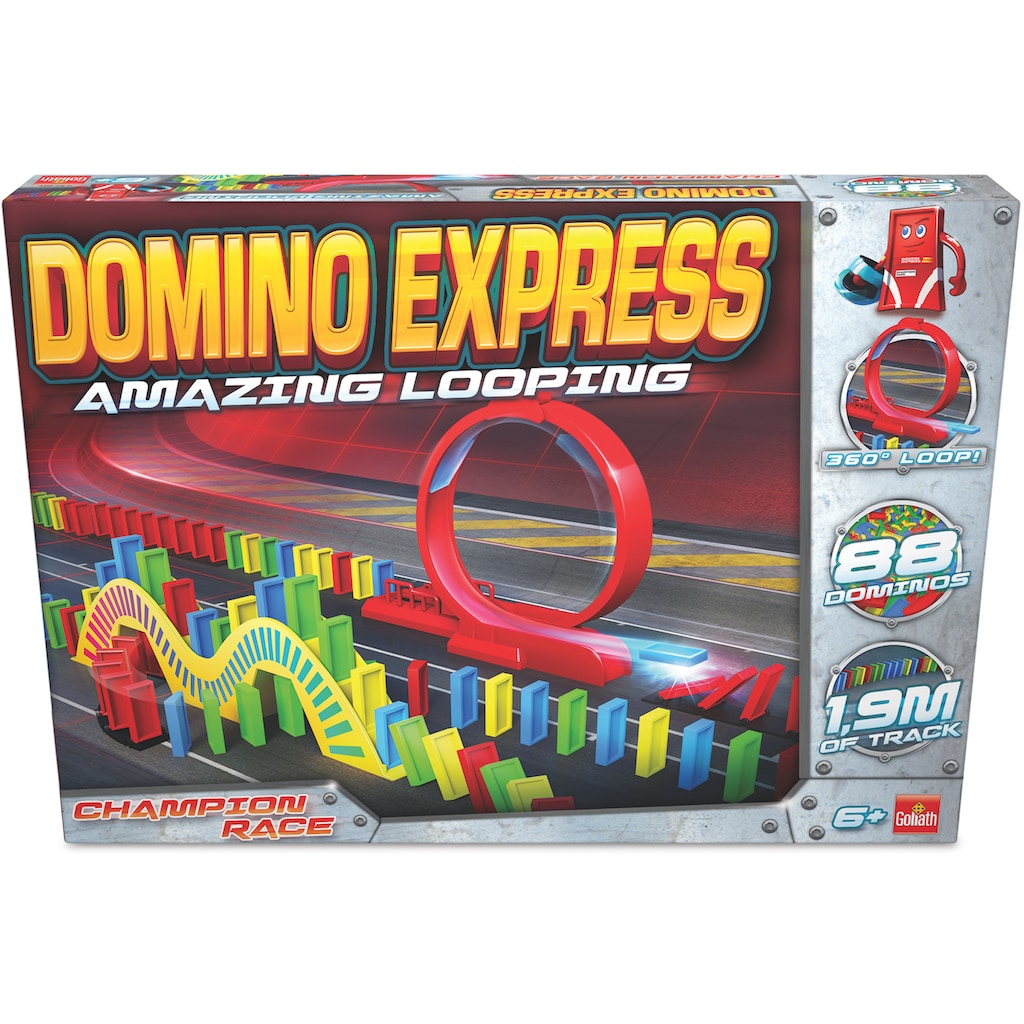Goliath® Spiel »Domino Express Amazing Looping«, mit Hindernissen