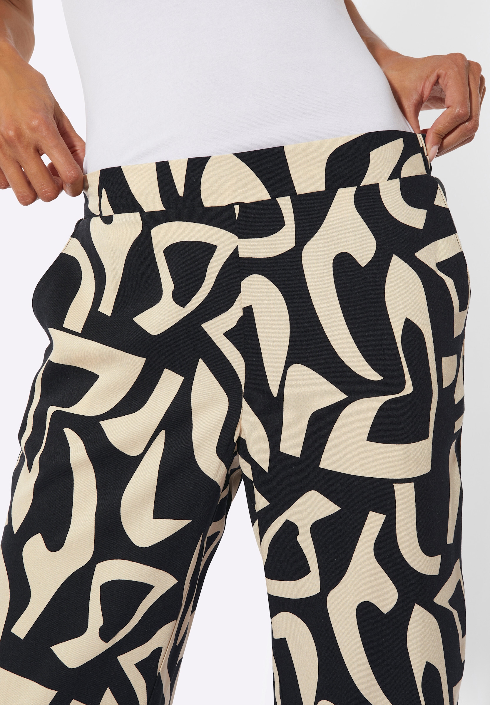 creation L Schlupfhose »Druckhose Schlupfhose mit seitlichen Taschen«