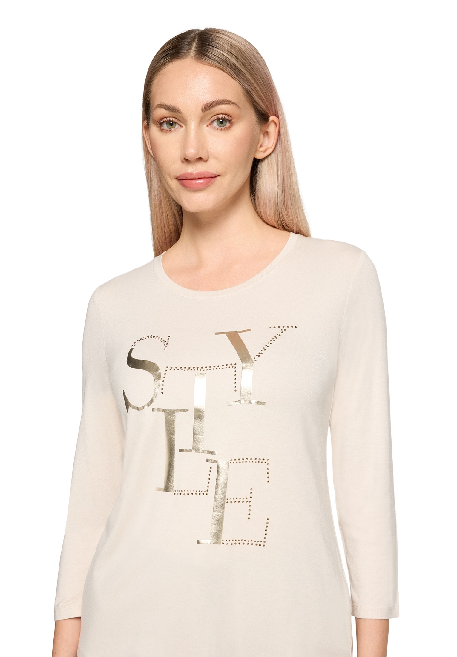 Betty Barclay Rundhalsshirt »Basic Shirt mit Placement«