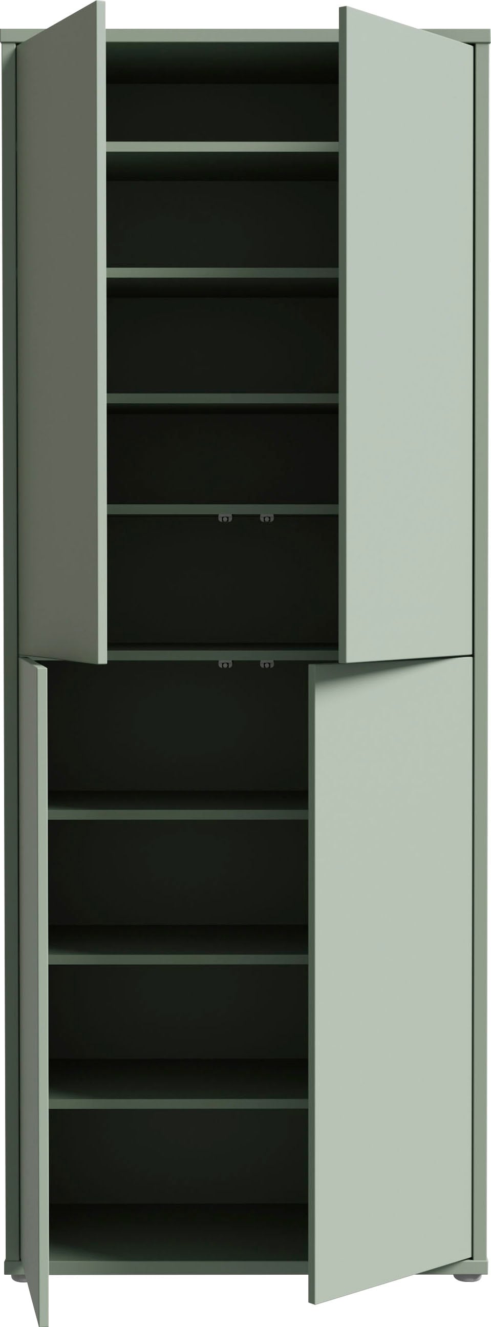 FORTE Schuhschrank »Alice Springs«, (B/H/T 74,5/191,9/34,9 cm), Stauraumschrank, Mehrzweckschrank, Breite 74,5 cm, mit 8 Böden