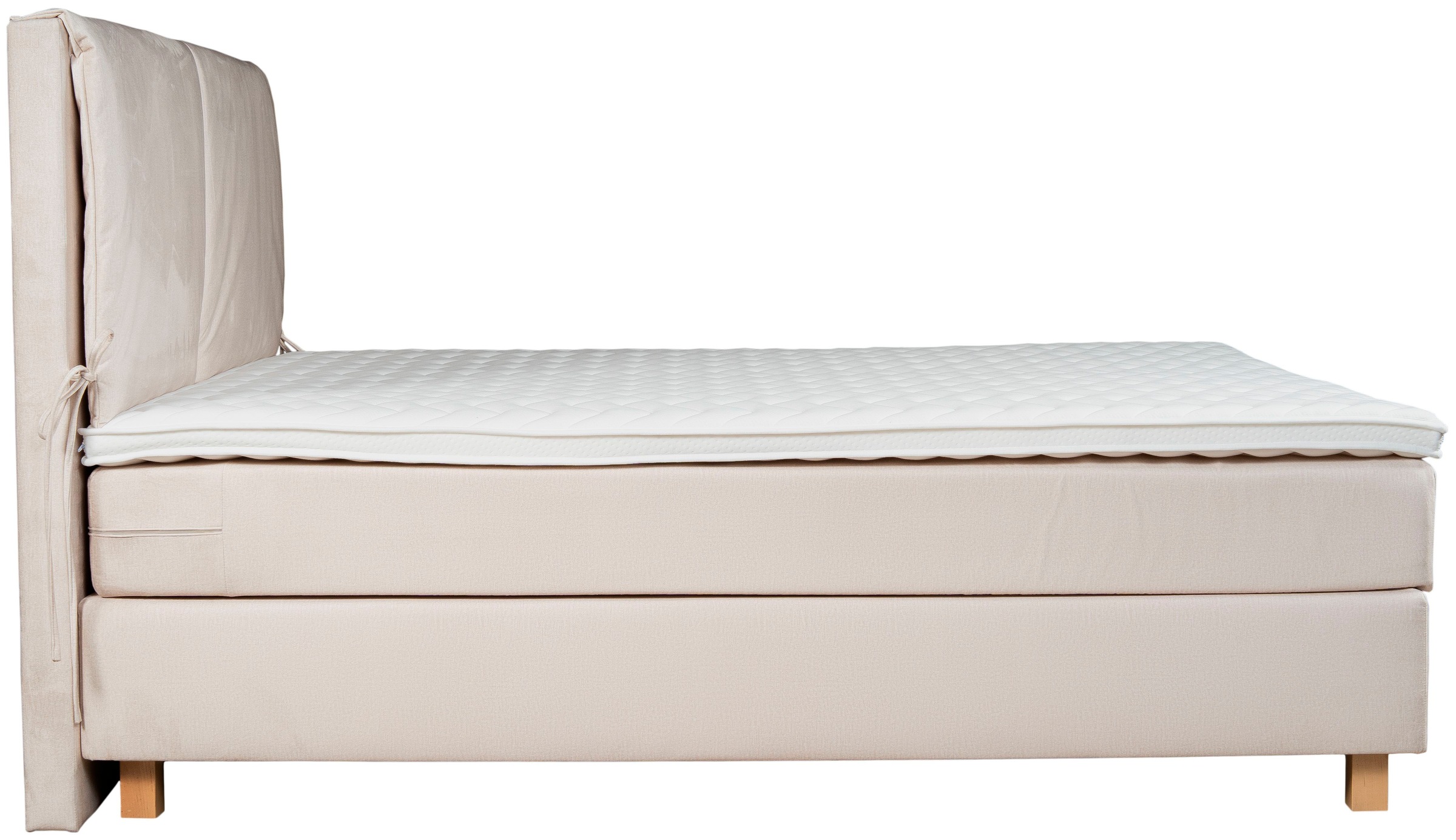 Home affaire Boxspringbett »Nele« inkl. Topper im schlichtem Design