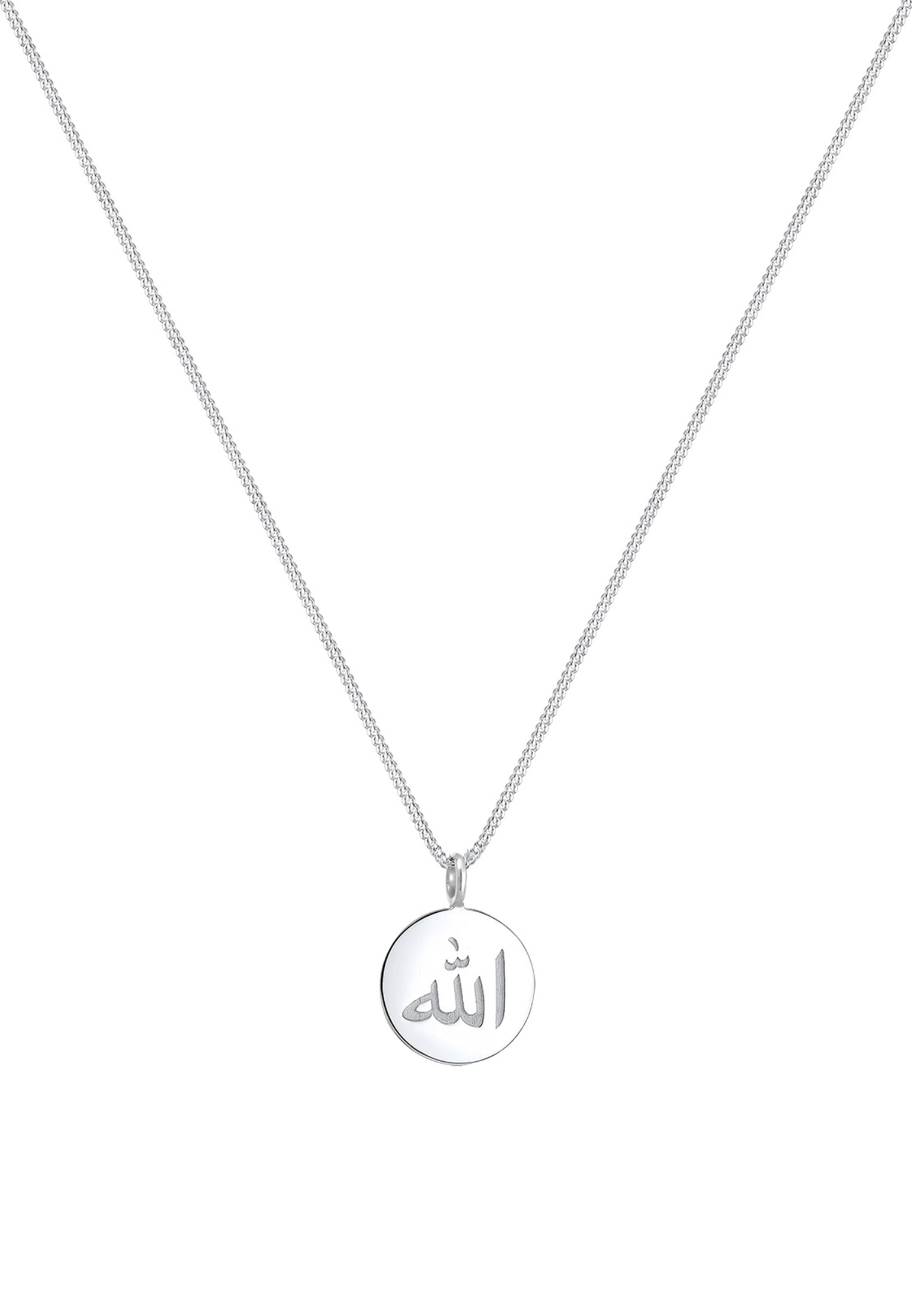 Elli Kette mit Anhänger »Halskette Schriftzeichen Allahu Akbar 925 Sterling Silber«