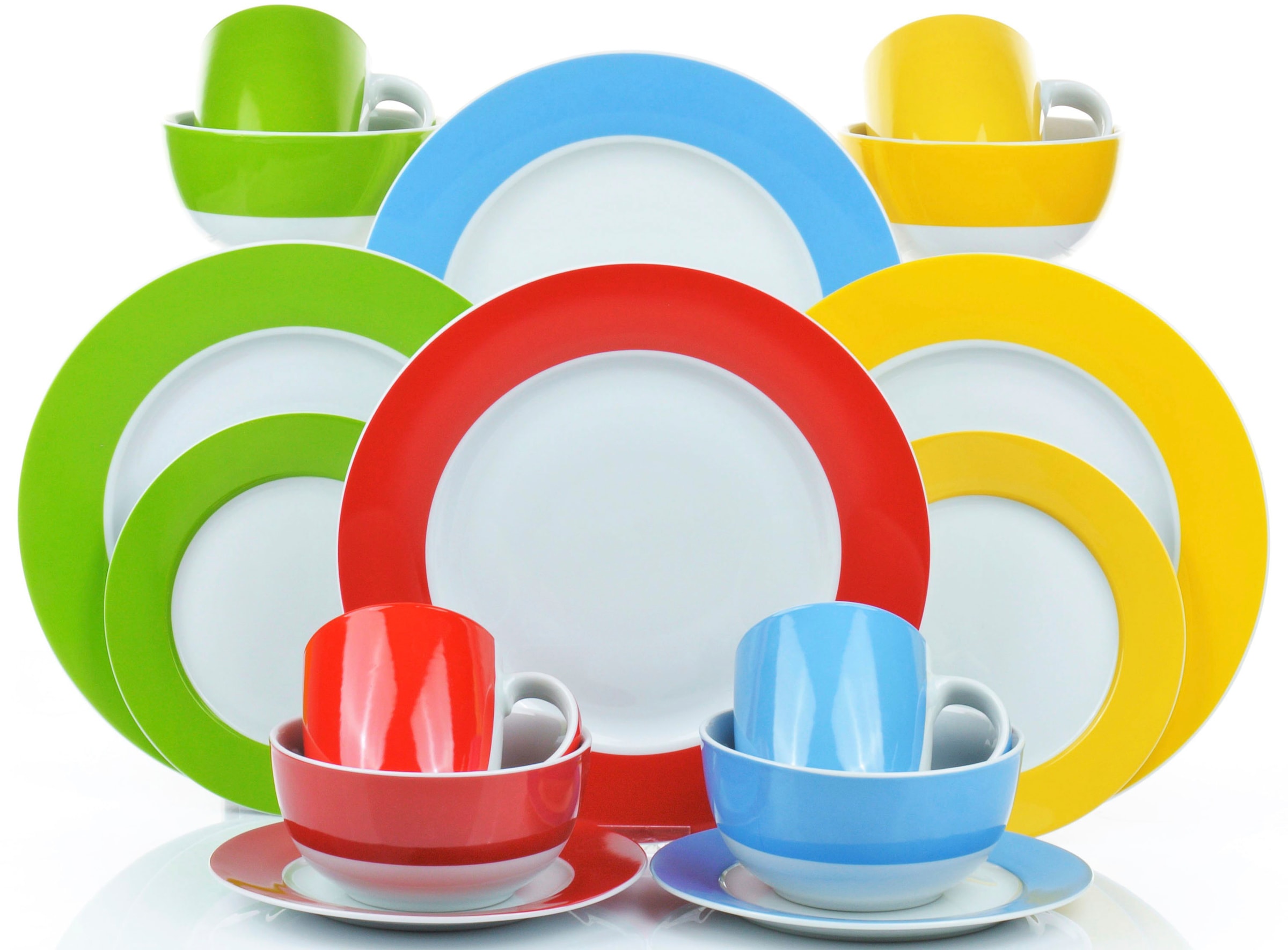 Retsch Arzberg Kombiservice »Colourband« Color up your Life - es kommt Farbe ins Spiel!