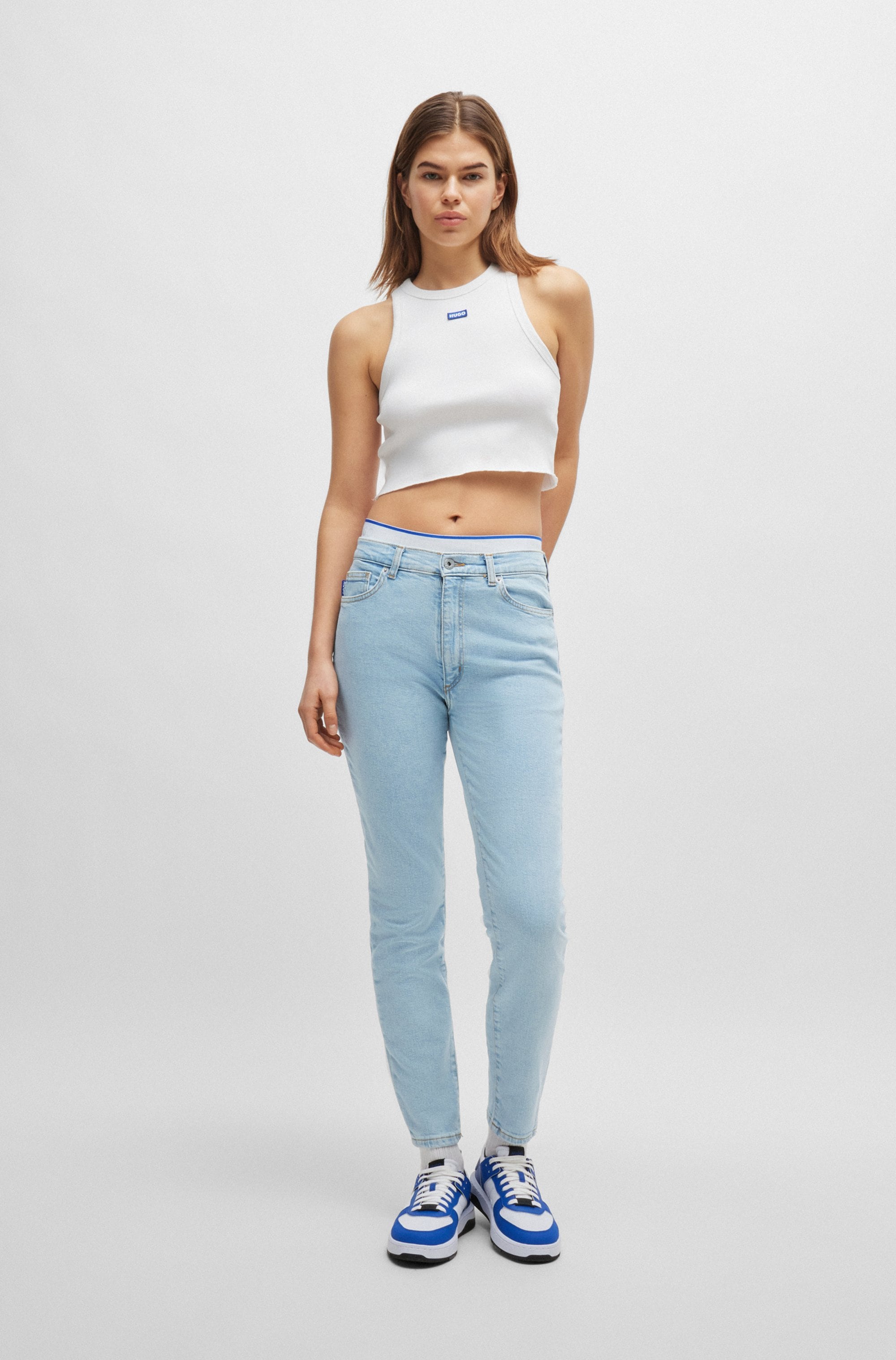 HUGO Blue Skinny-fit-Jeans »Malu«, Skinny Fit mit mittlerer Leibhöhe