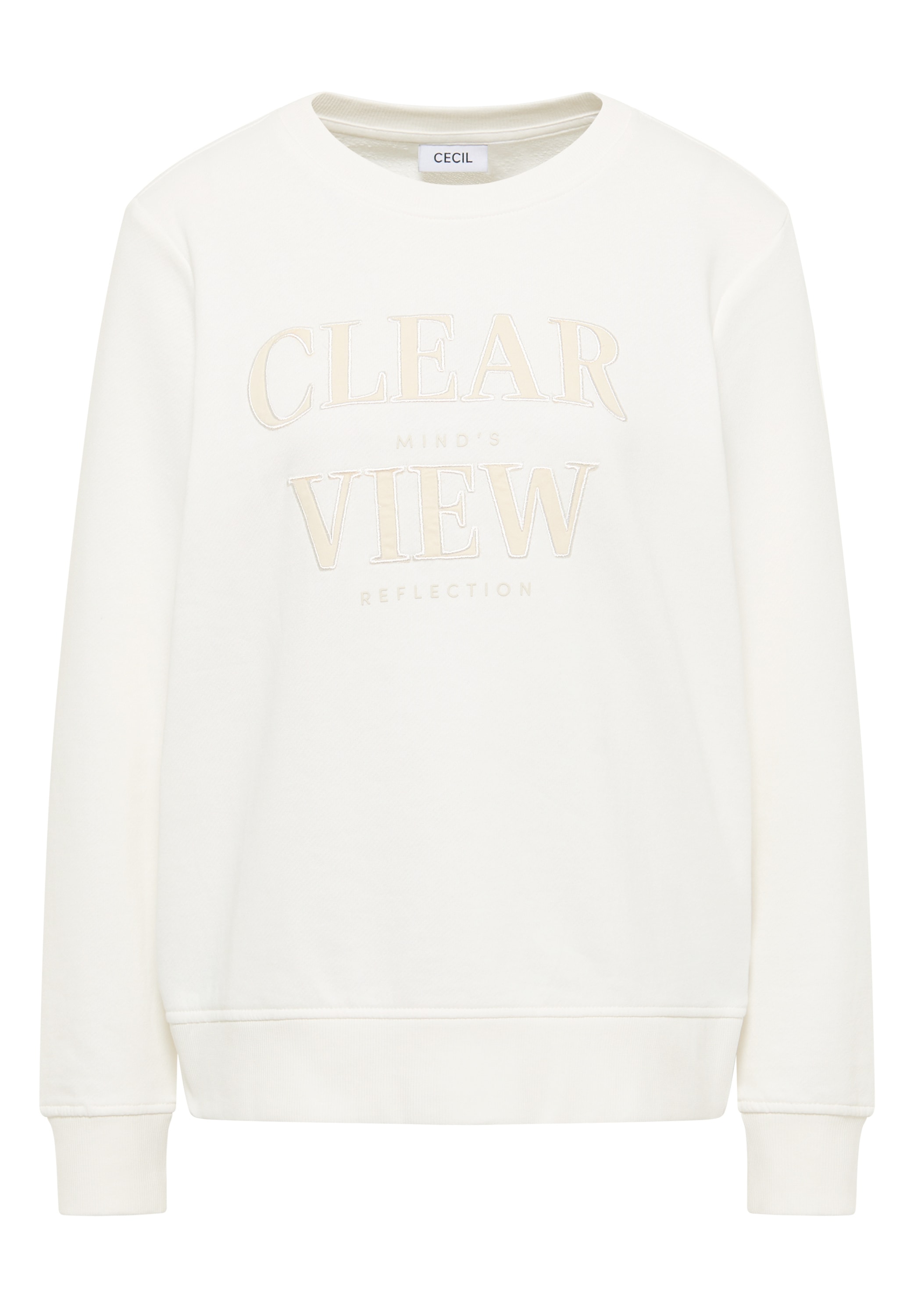 Cecil Sweatshirt , mit Wording Artwork
