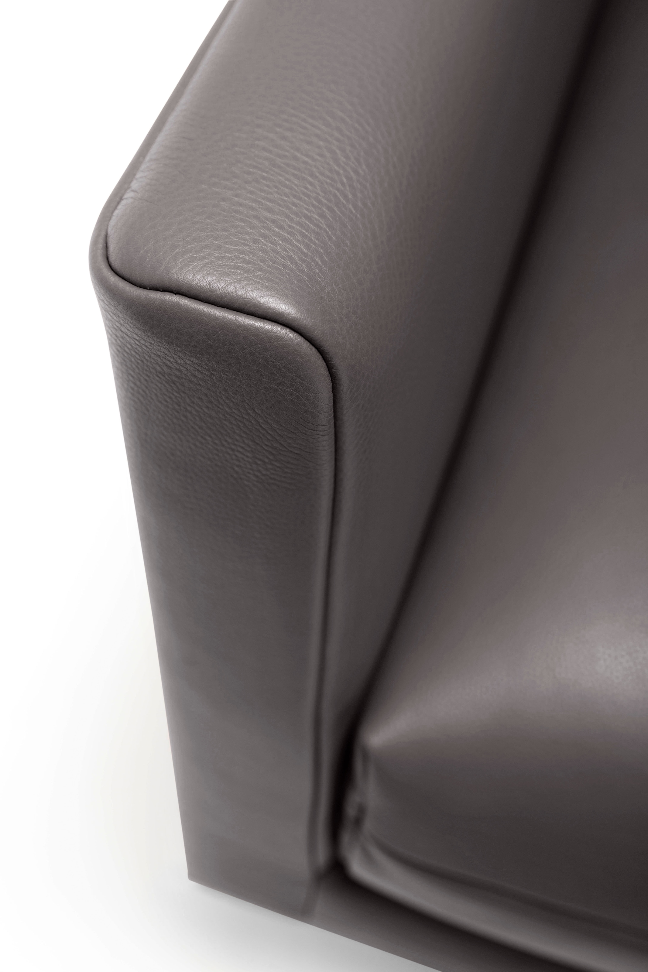 Creation BY ROLF BENZ 3,5-Sitzer »CR.414, Designsofa, edles Sofa, Loungesofa, Ledersofa, klares Design«, aus Leder oder Chenille, erstklassiger Sitzkomfort, legere Polsterung