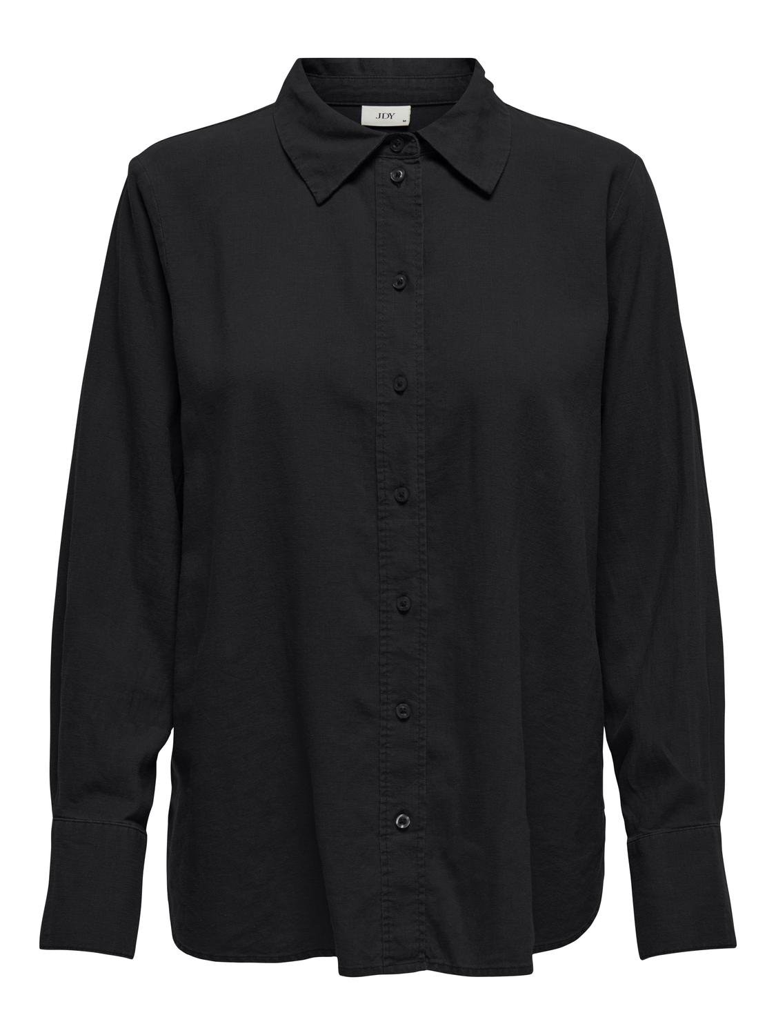 JDY Hemdbluse »JDYSAY L/S LINEN LOOSE SHIRT WVN NOOS«