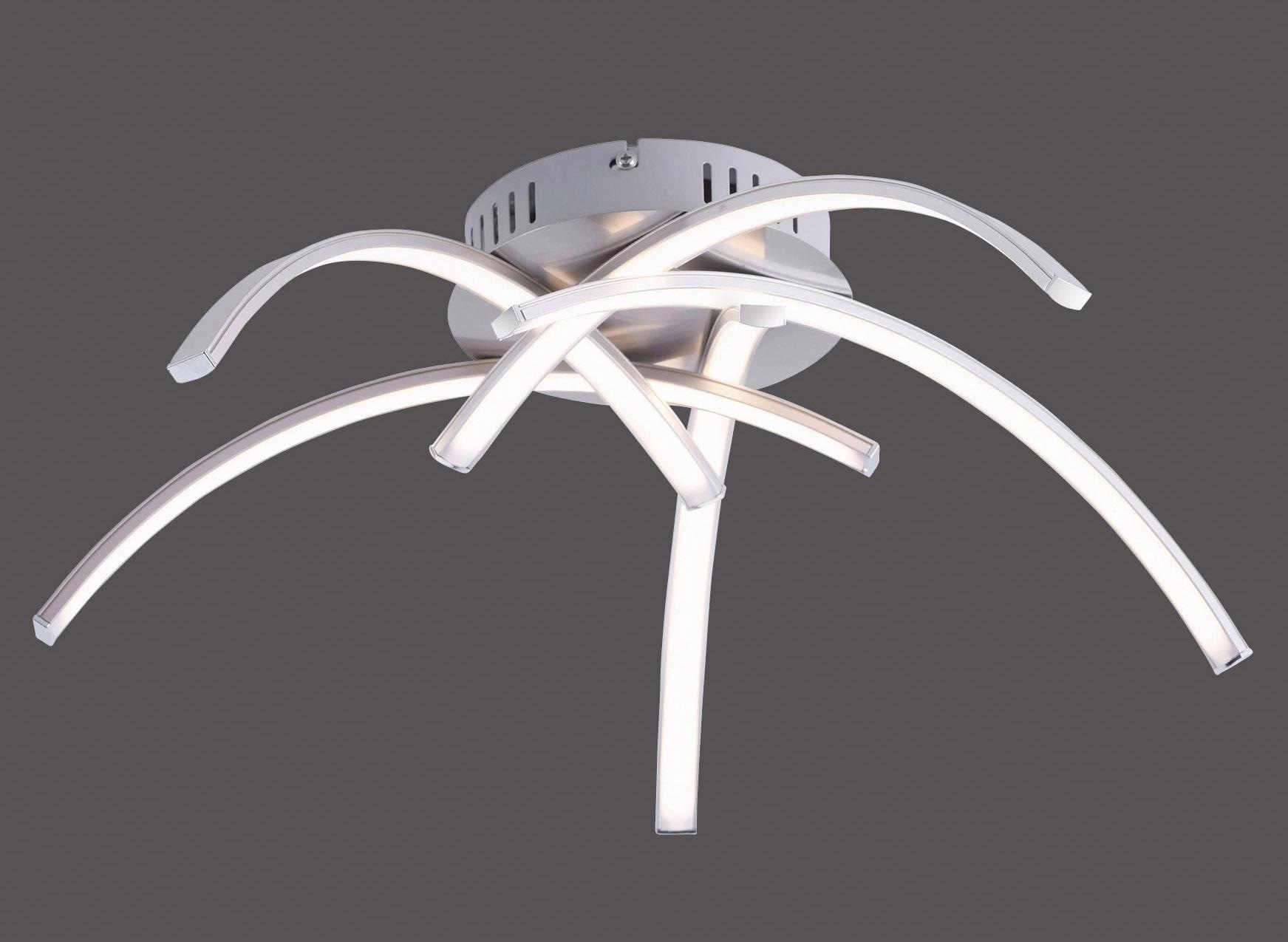 JUST LIGHT Deckenleuchte »VALERIE«, 5 flammig, Leuchtmittel LED-Board | LED fest integriert, Deckenlampe inklusive festverbautem LED-Leuchtmittel